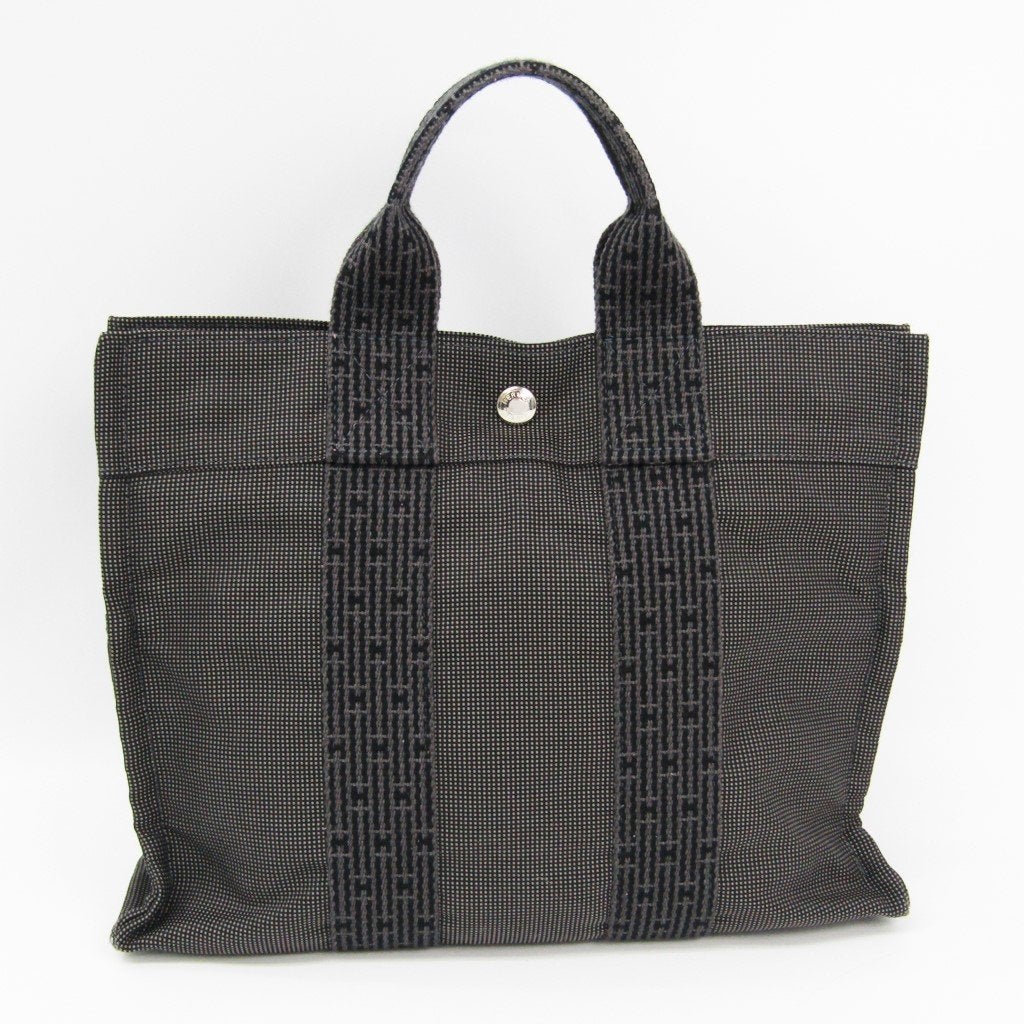 Luxury Hermes Gray Canvas Herline PM Tote ( )