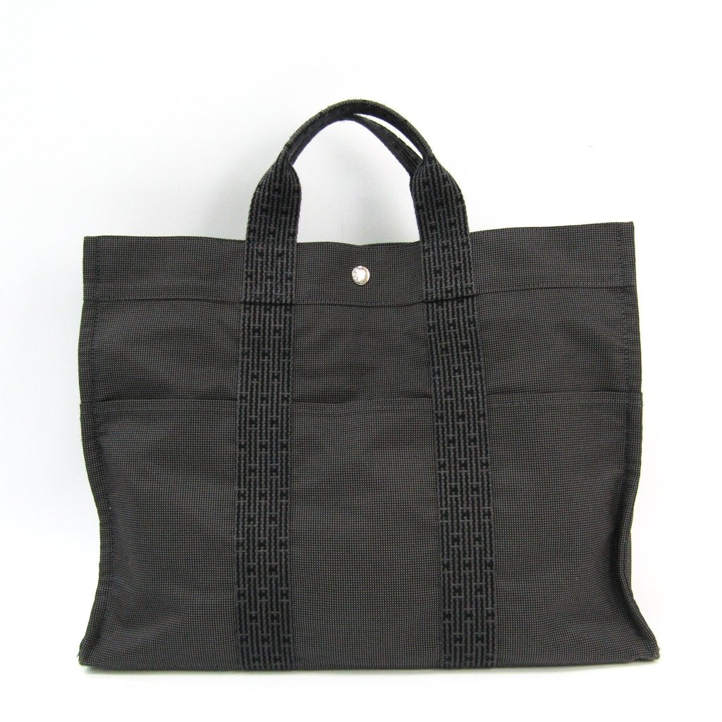 Luxury Hermes Gray Herline MM Tote (SHA-35854)