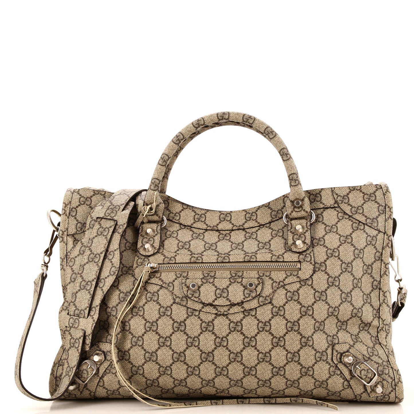Gucci Luxury Balenciaga Trending 2025 The Hacker Project Neo Classic City Bag GG Coated Canvas Medium