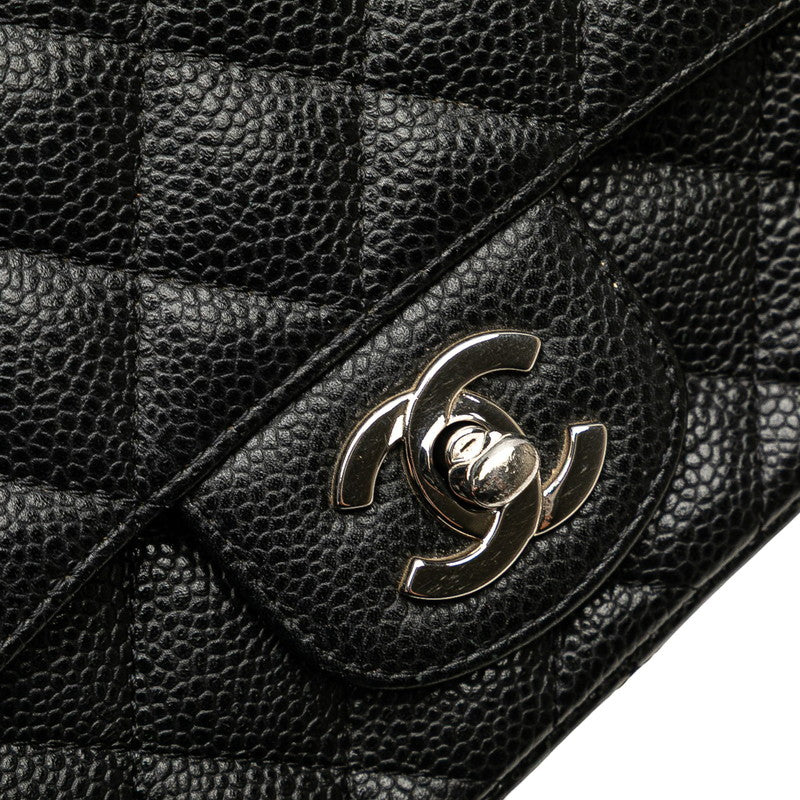 Chanel Coco Mark Matelasse Caviar Skin Shoulder Bag