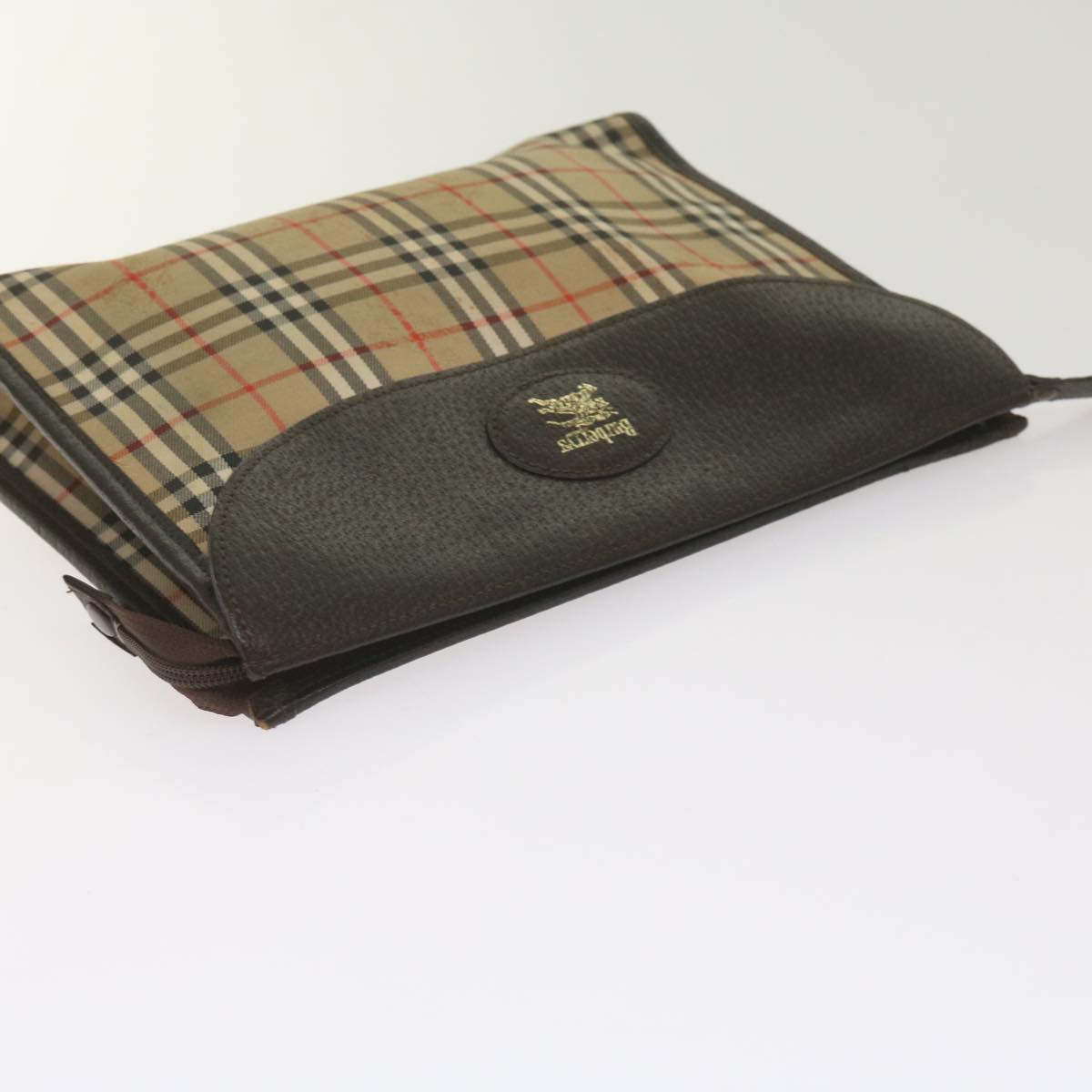 BURBERRY Nova Check Clutch Bag