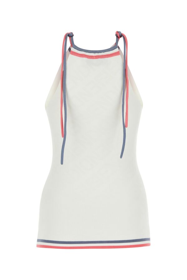 Fendi Woman Ivory Viscose Blend Top