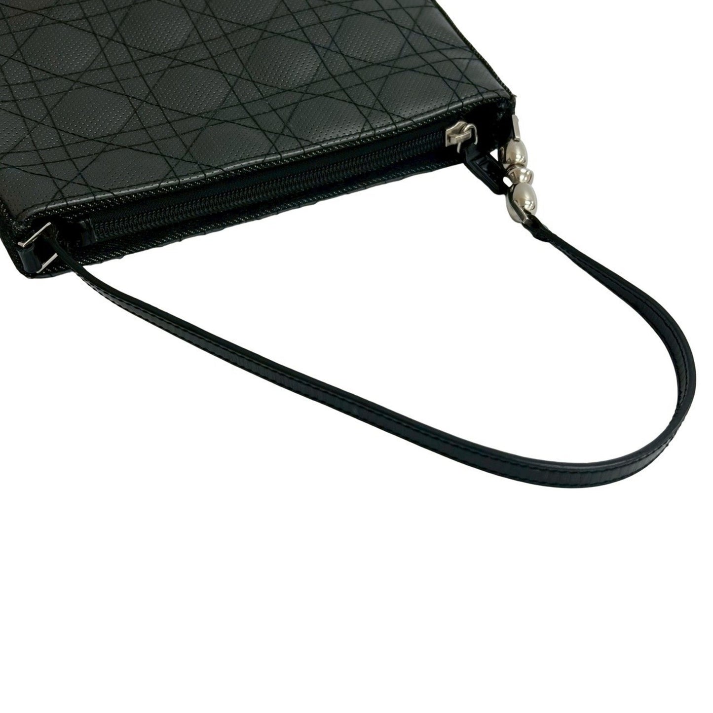 Christian Dior Black Leather Shoulder Bag