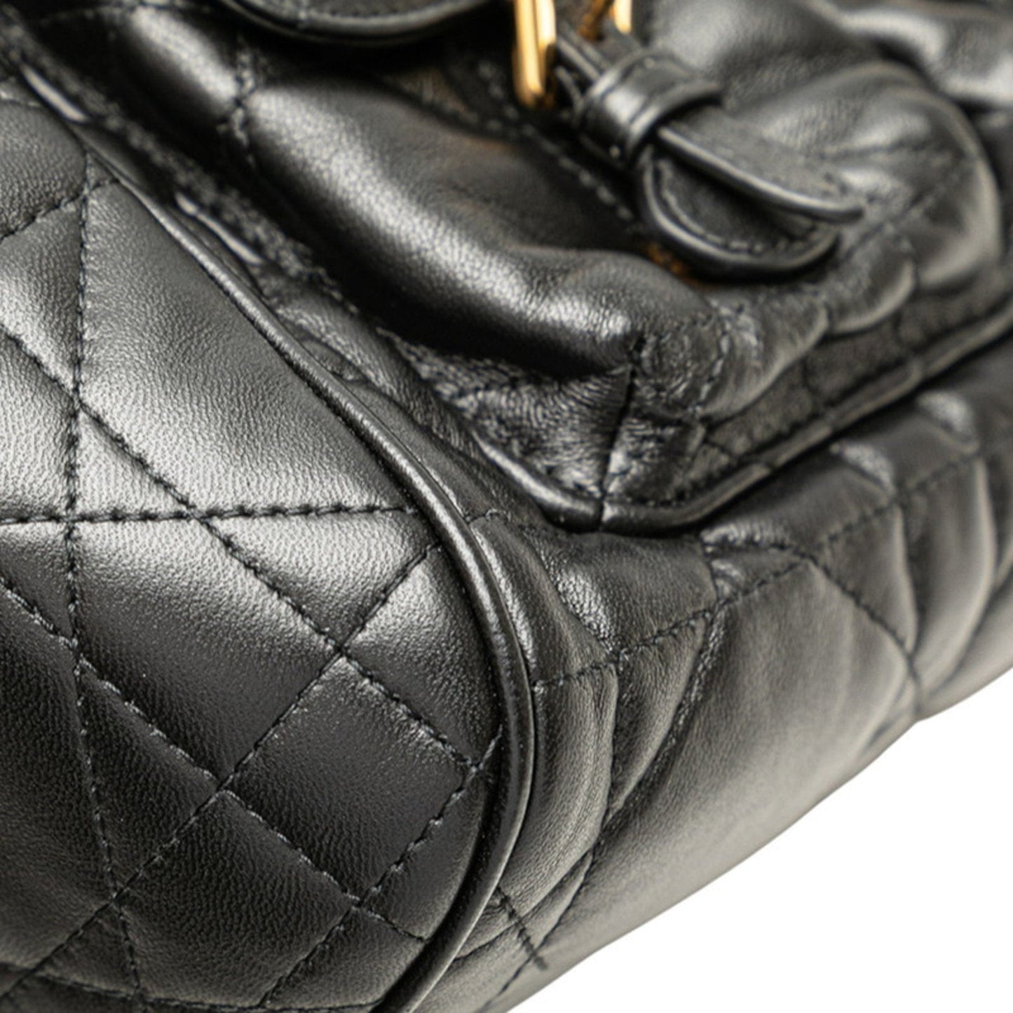 Christian Dior Black Leather Backpack