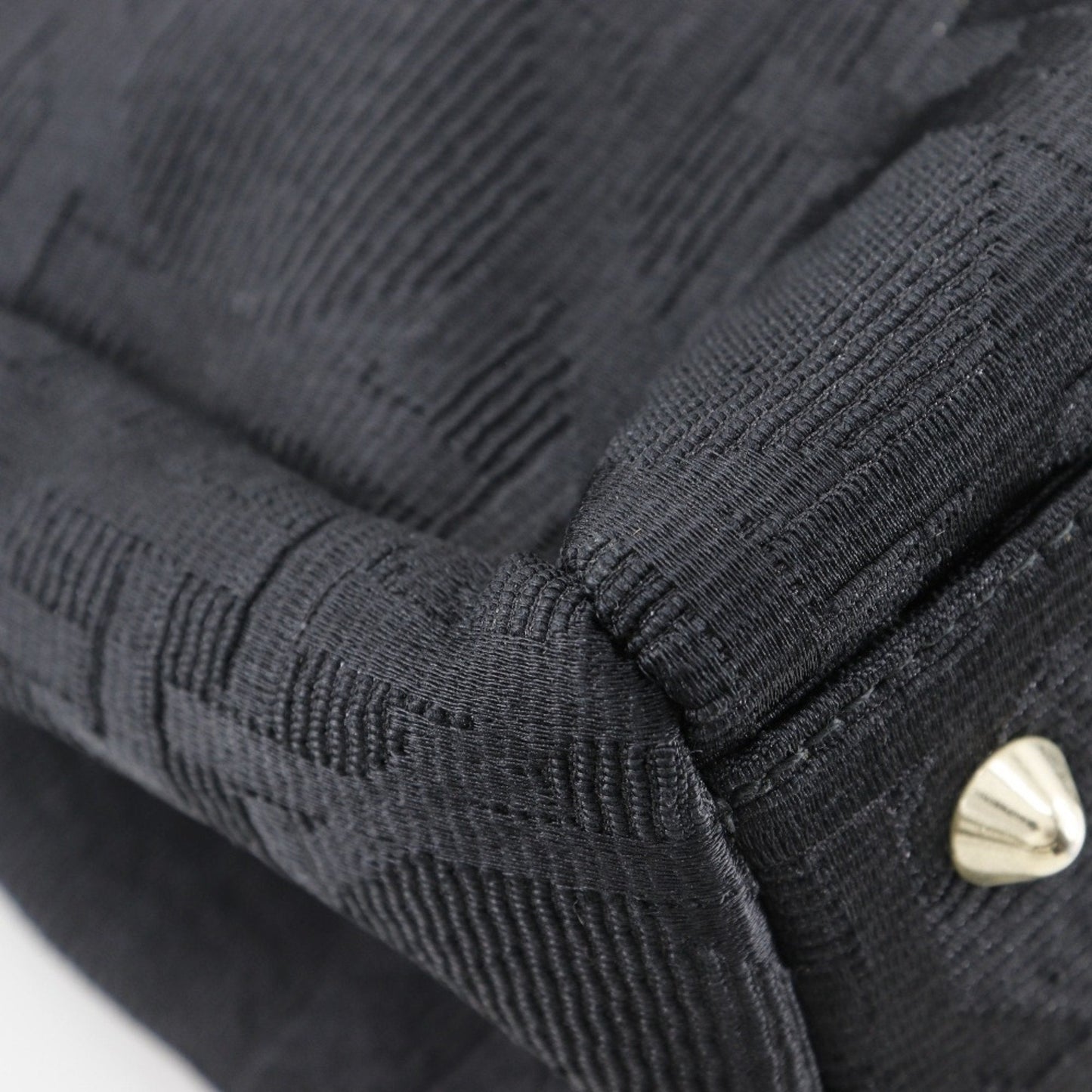 Christian Dior Black Nylon Canvas Tote Bag