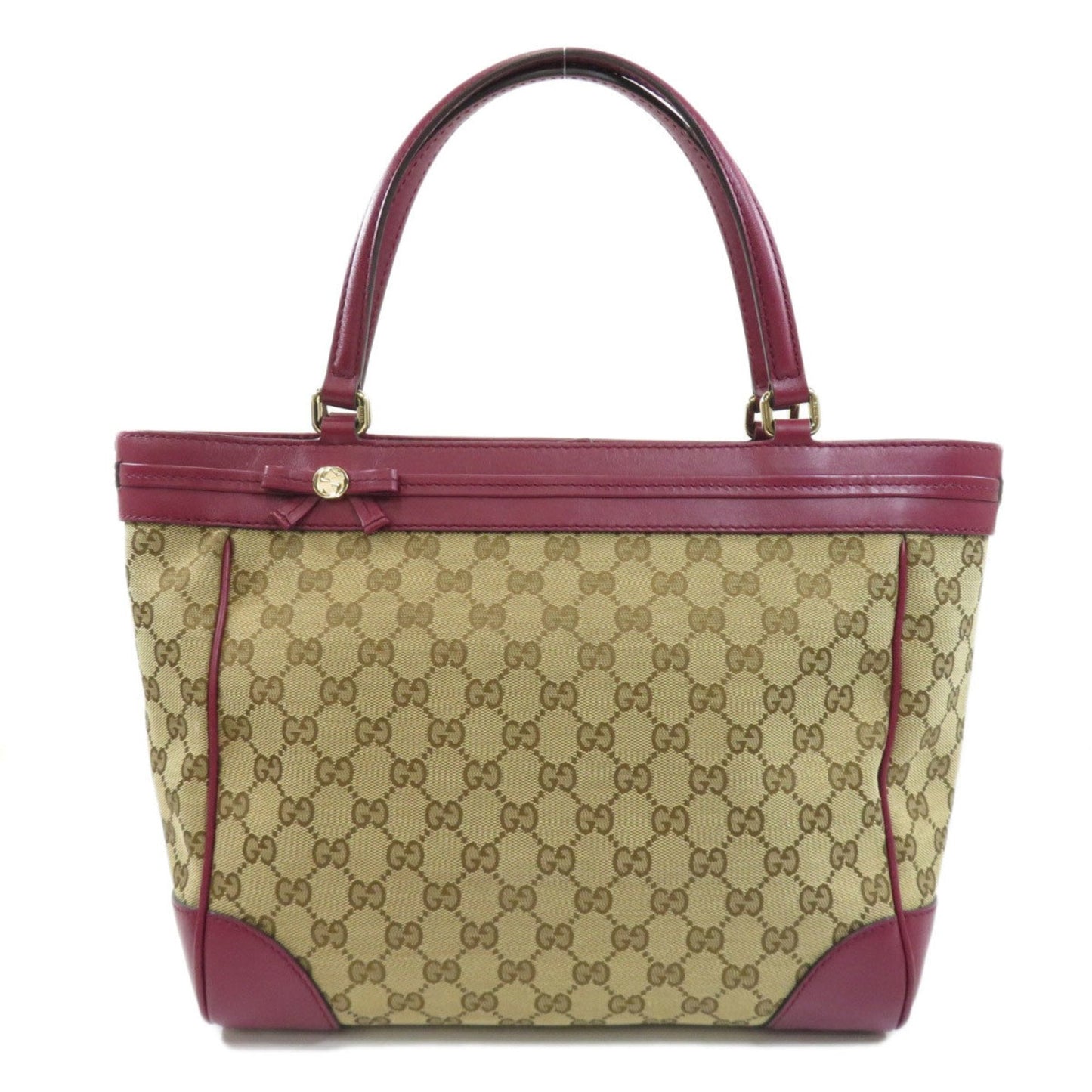 Gucci Leather Canvas Tote Style 63