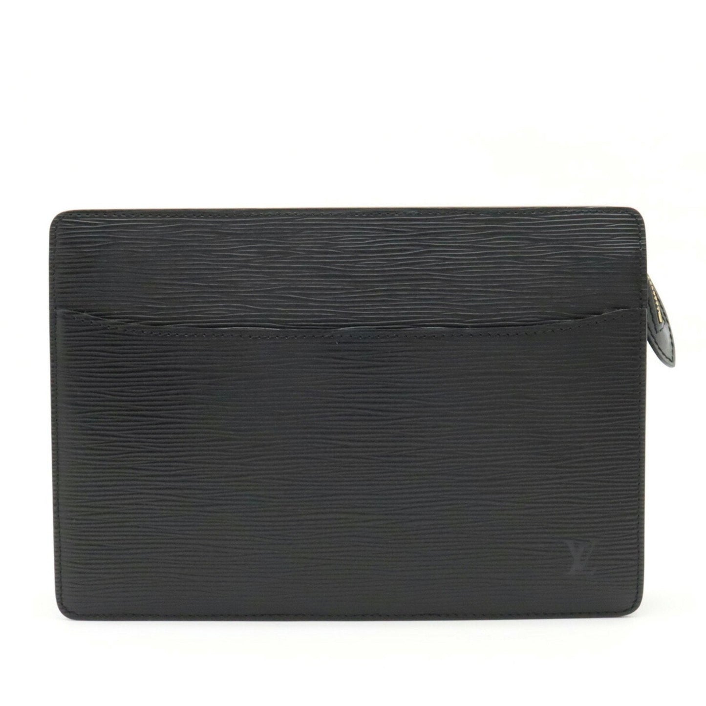 LOUIS VUITTON Epi Pochette Homme Second Bag Clutch Noir Black