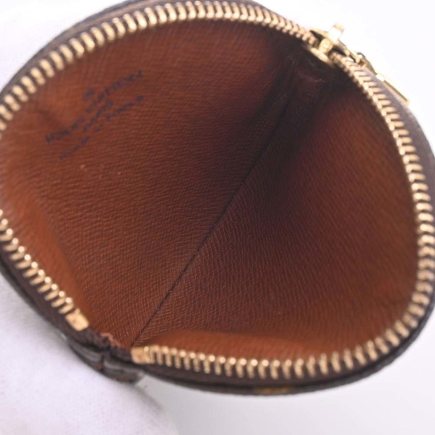 LOUIS VUITTON Monogram Portomone Long Coin Case M61926 Brown Women's