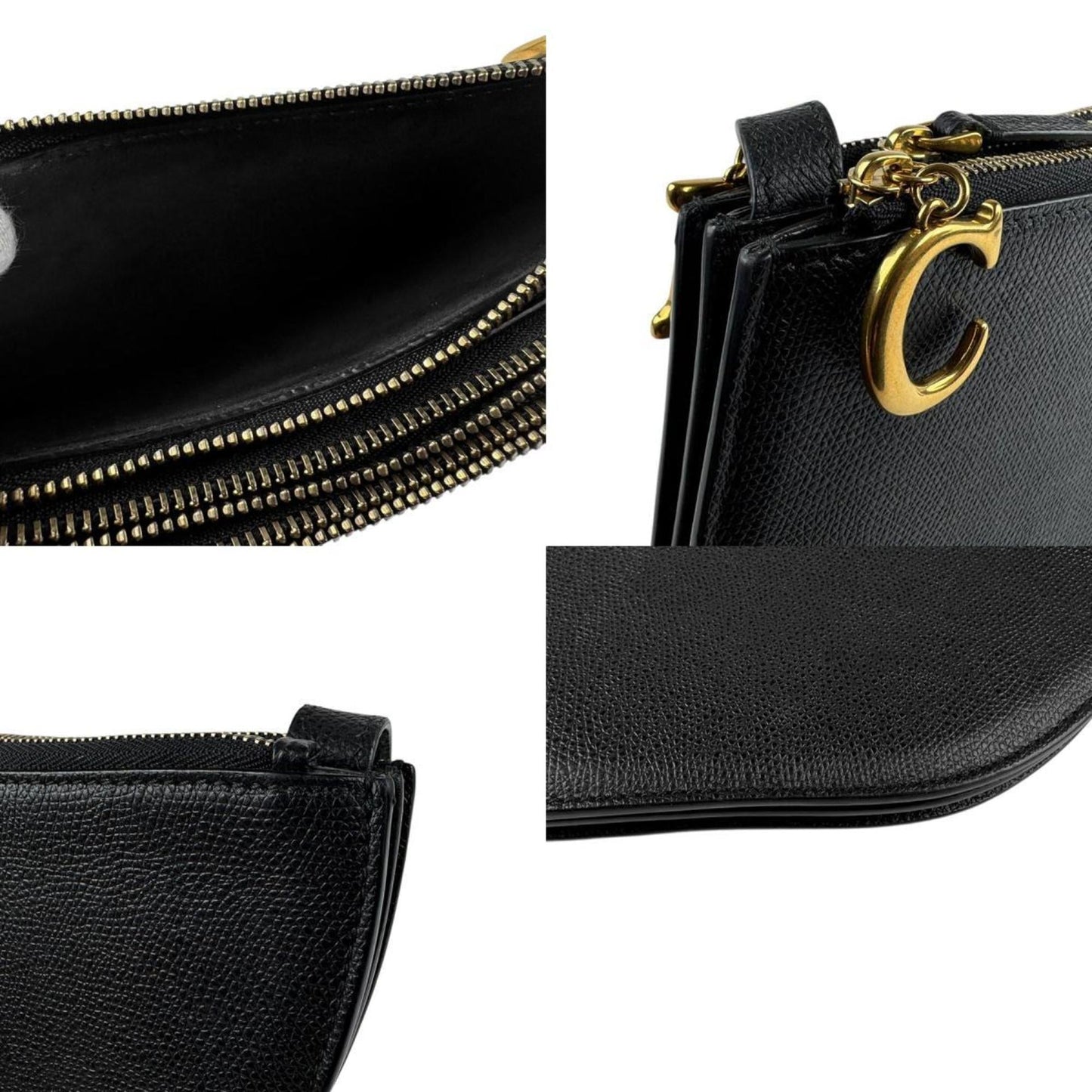 Christian Dior Black Leather Shoulder Bag