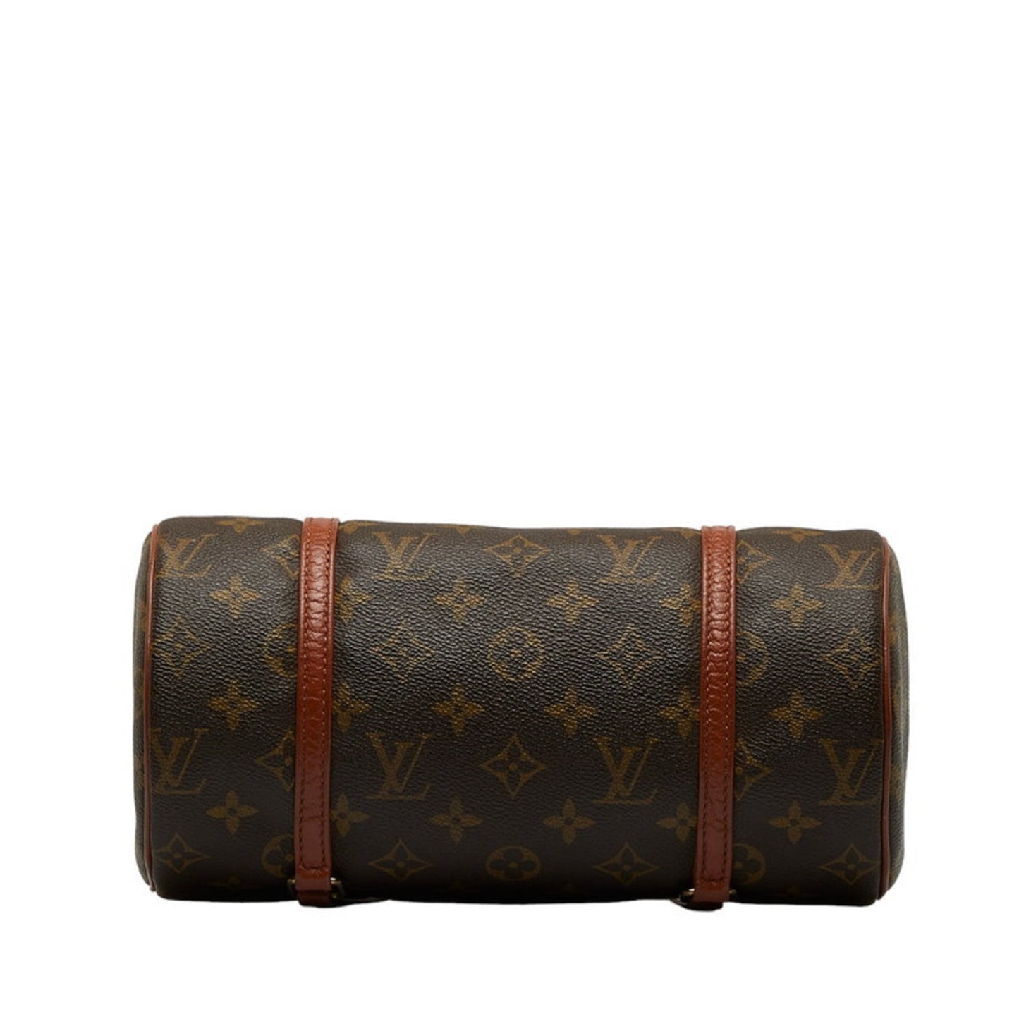 LOUIS VUITTON Monogram Papillon Handbag M51366 Brown PVC Leather Women's