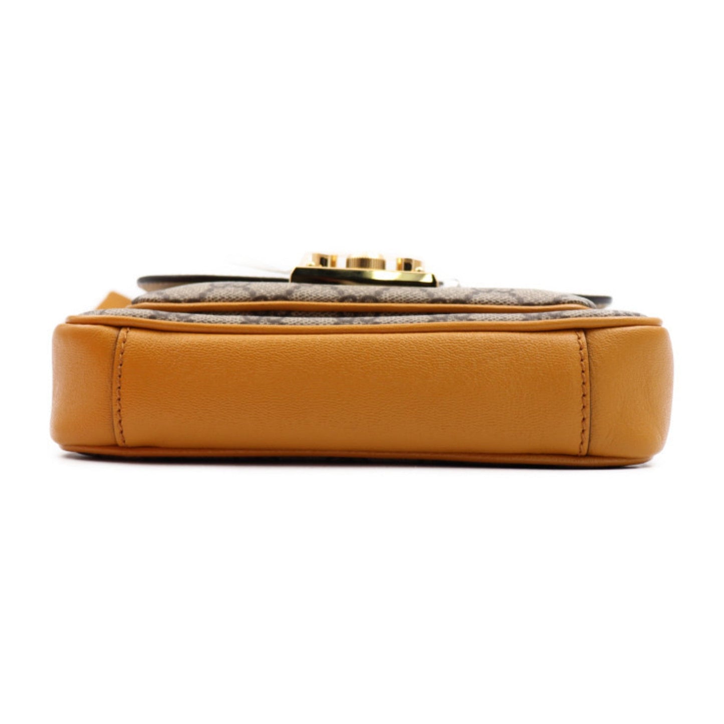 Gucci Leather Canvas Shoulder Bag