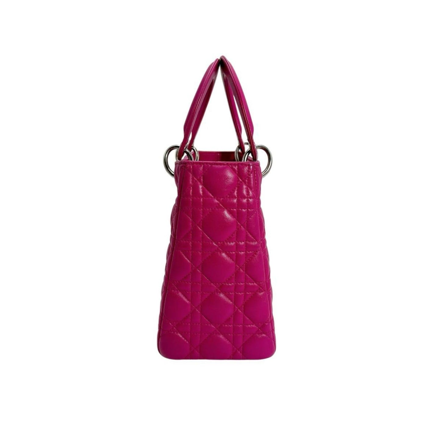 Christian Dior Pink Leather Handbag Shoulder Bag