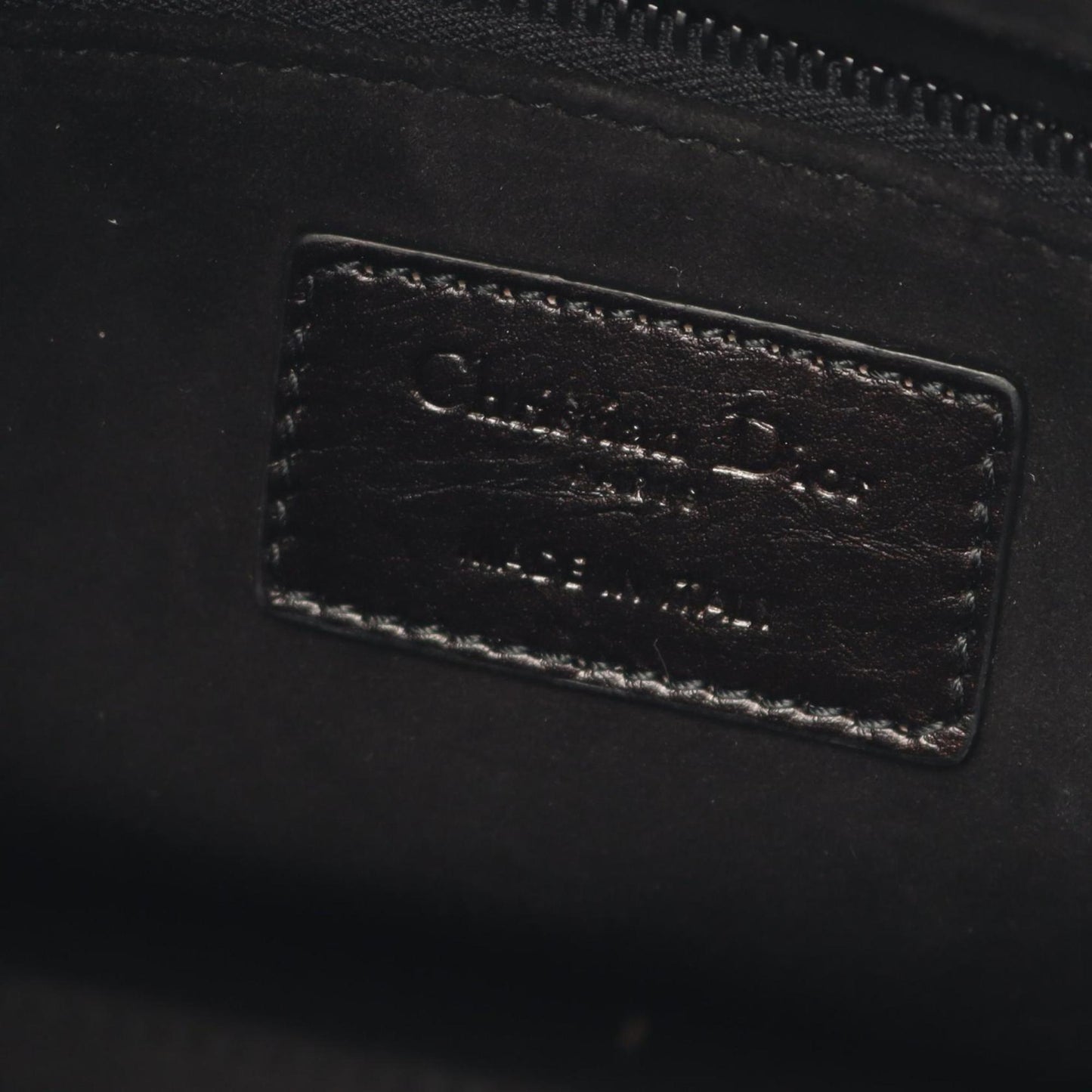 Christian Dior Black Leather Handbag