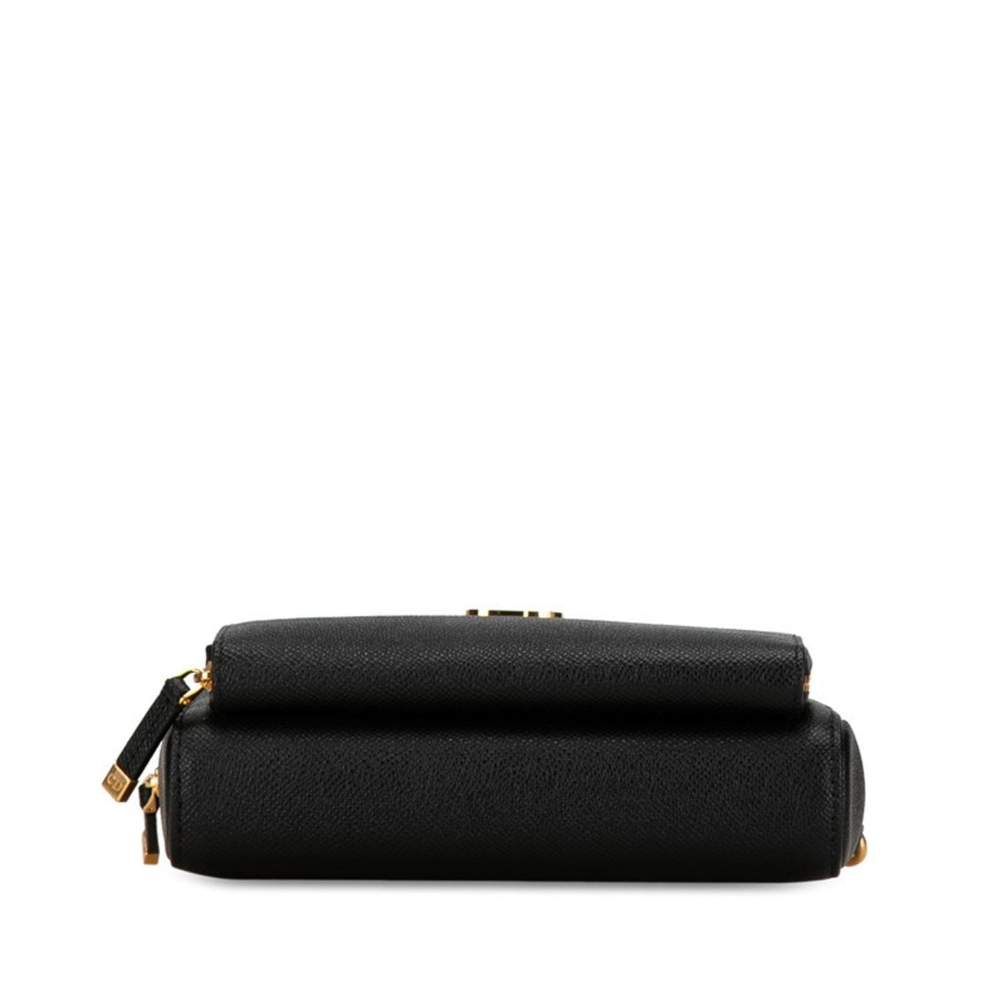 Christian Dior Black Leather Shoulder Bag