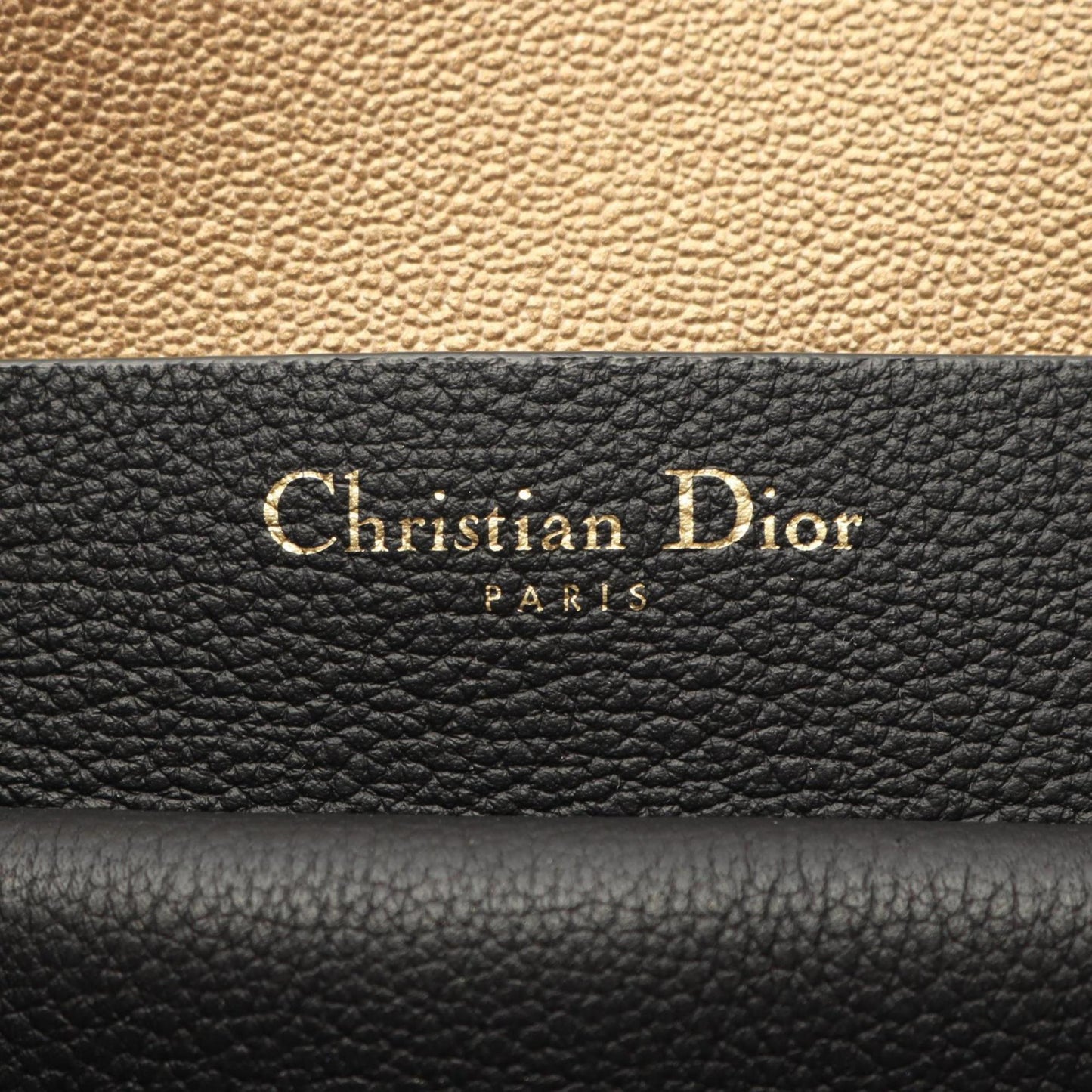 Christian Dior Black Leather Handbag