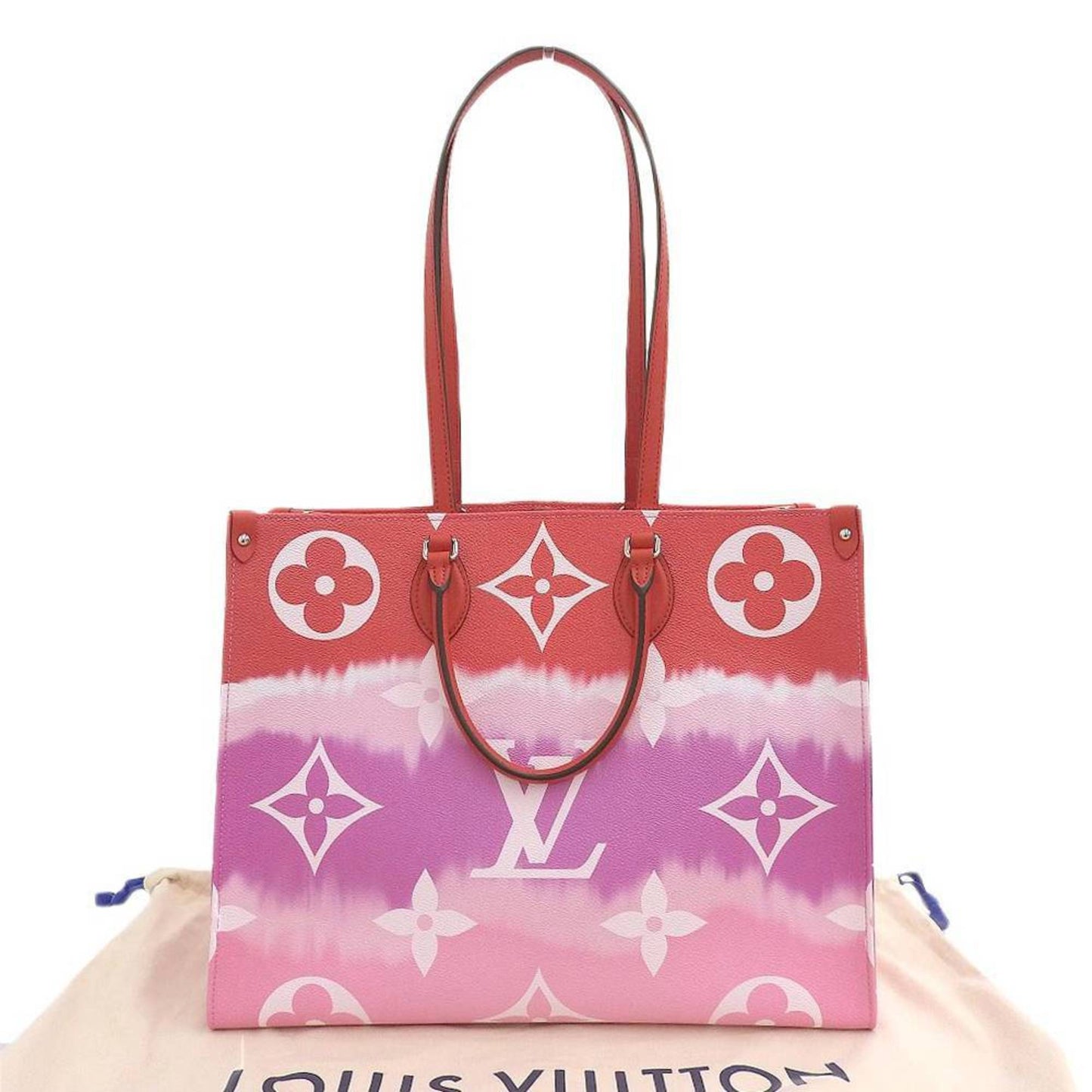 Louis Vuitton LV Escal Monogram Giant On The Go GM 2WAY Bag Rouge M45121