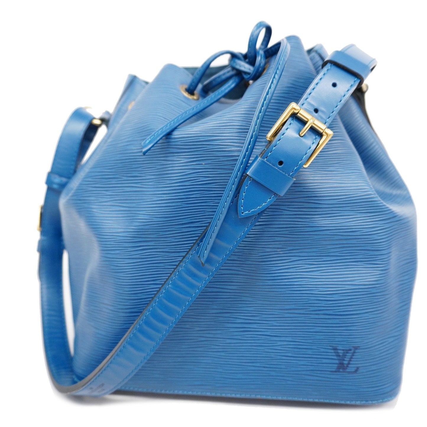 Louis Vuitton Epi Petit Noe Women's Shoulder Bag Toledo Blue