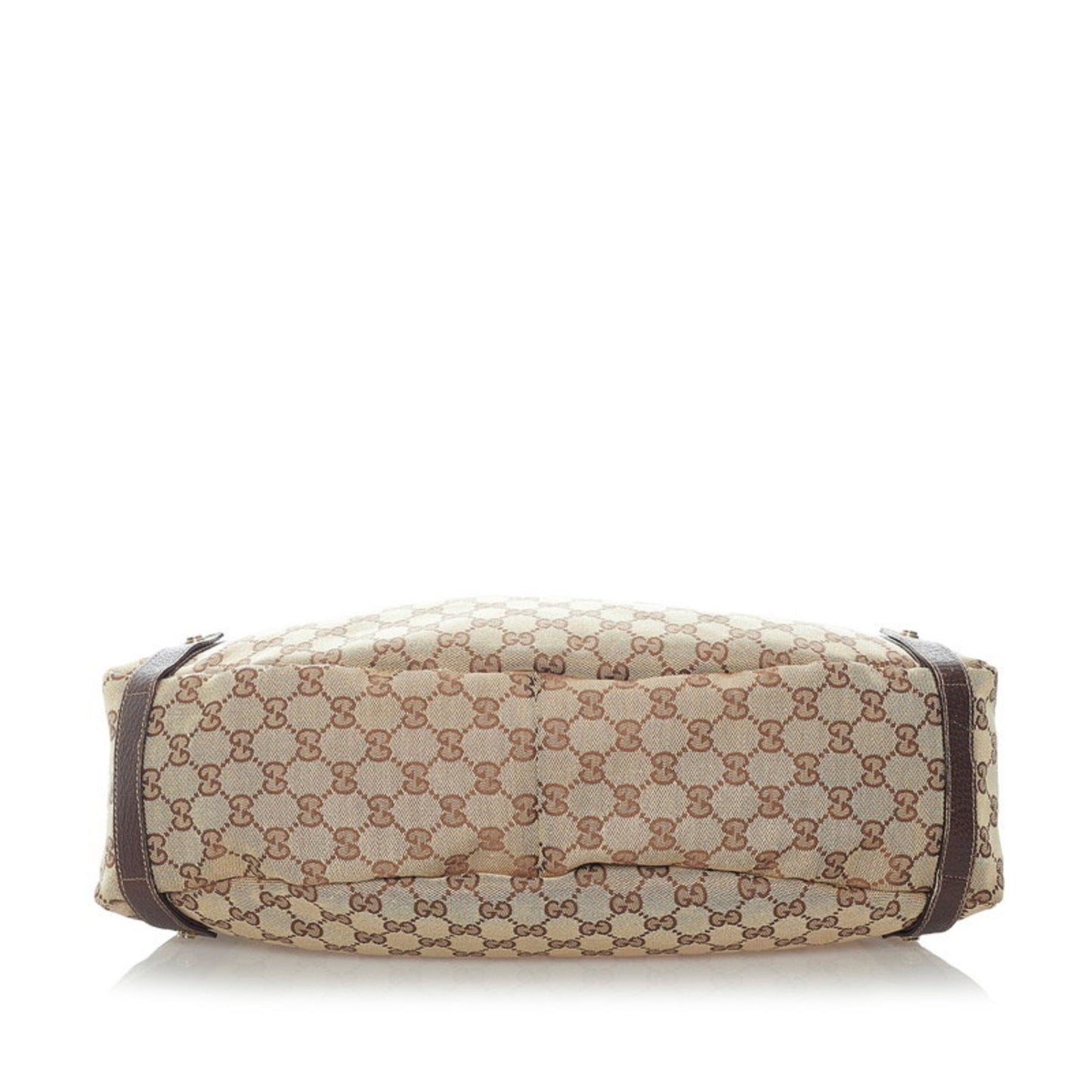 Gucci Beige Leather Canvas Handbag Style 5