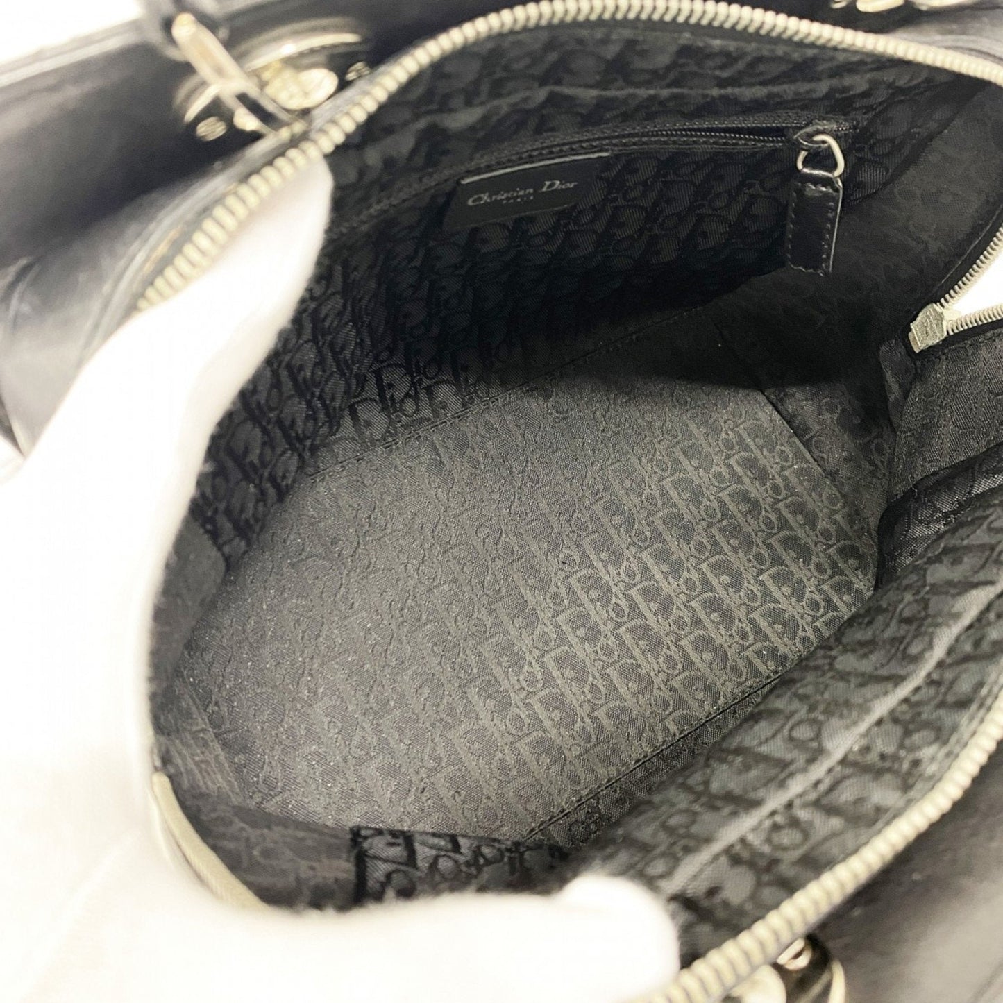 Christian Dior Black Leather Handbag