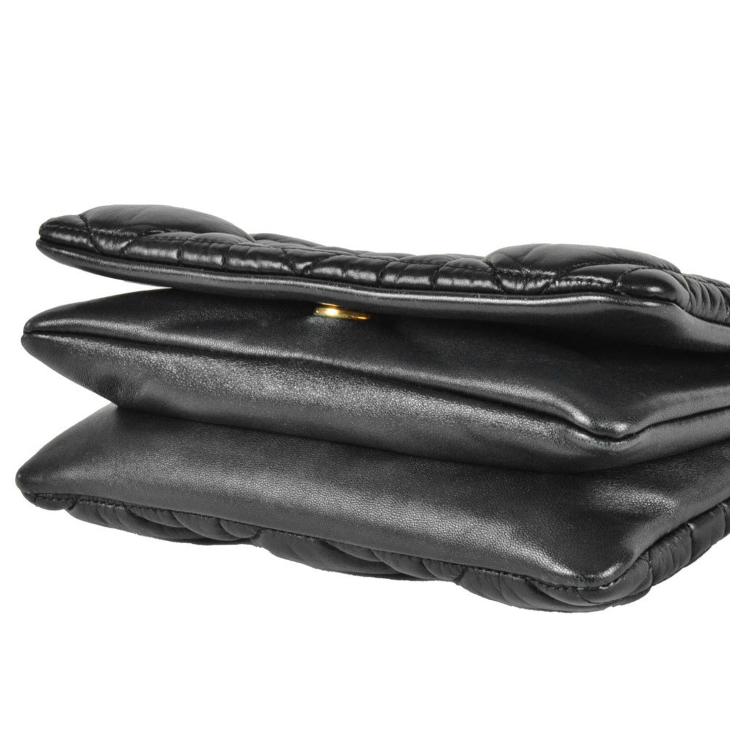 Christian Dior Black Leather Shoulder Bag