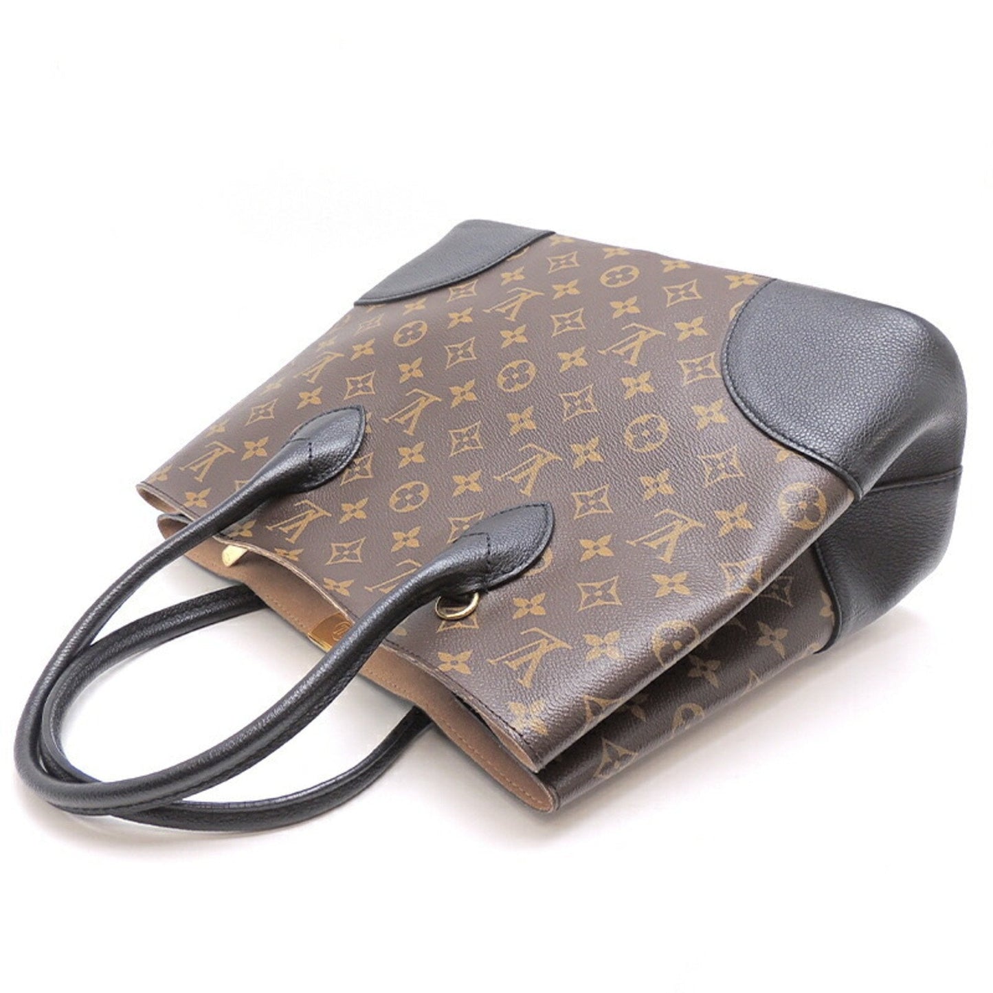 LOUIS VUITTON Flandrin Ladies Handbag M41595 Monogram Macassar Brown