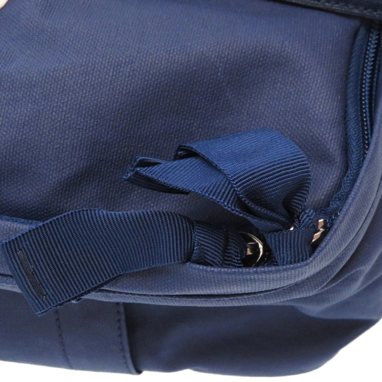 Gucci Blue Canvas Backpack