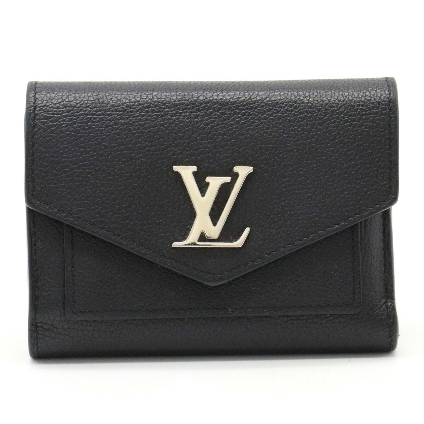 LOUIS VUITTON Portefeuil My Lock Me Leather Noir Black Handbag