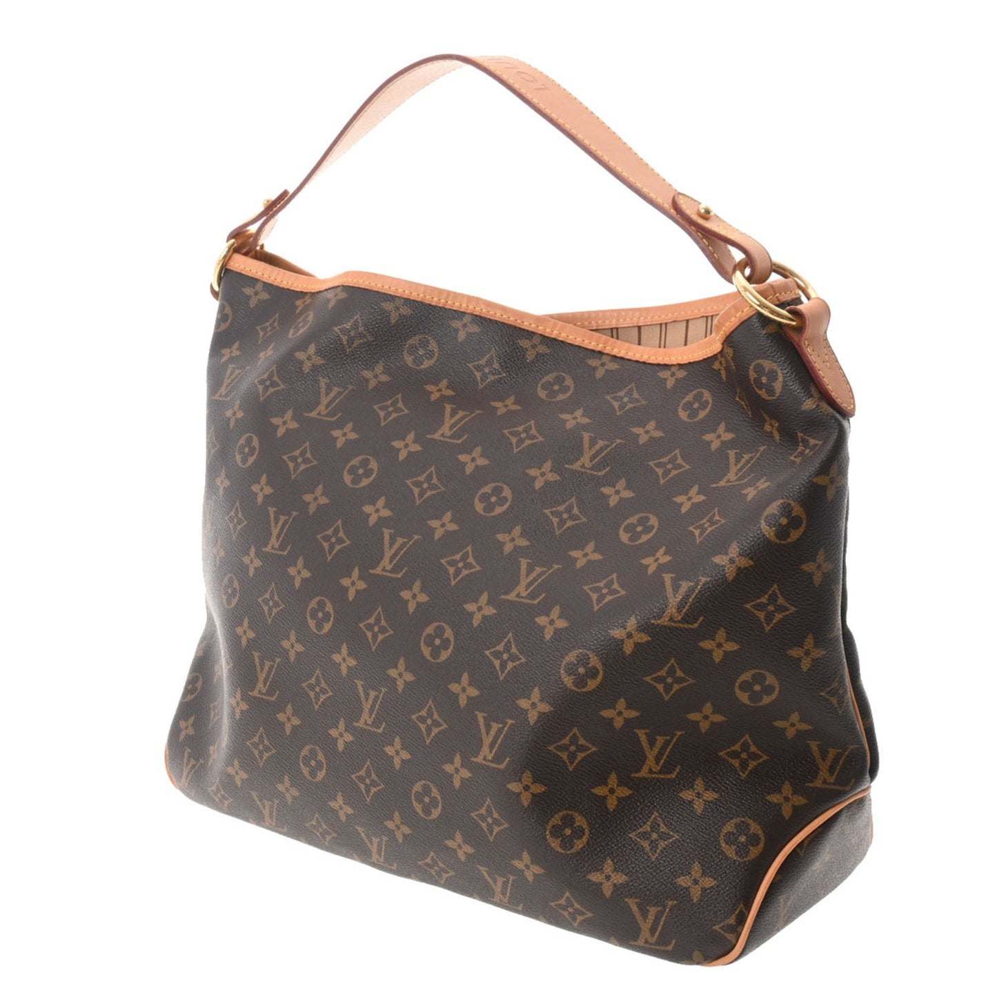 LOUIS VUITTON Monogram Delightful MM Brown M40353 Women's Canvas One Shoulder Bag