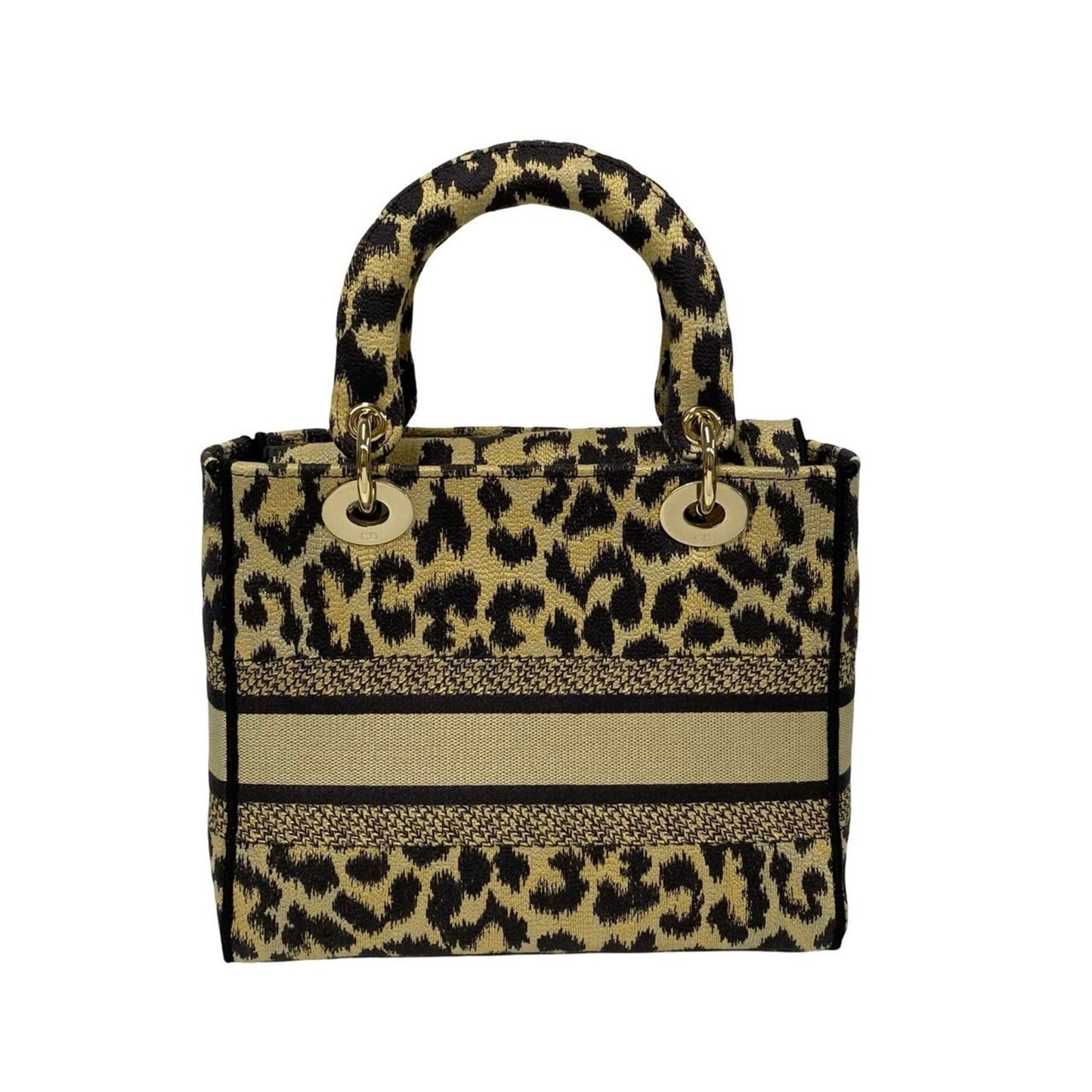 Christian Dior Beige Brown Canvas Handbag Shoulder Bag