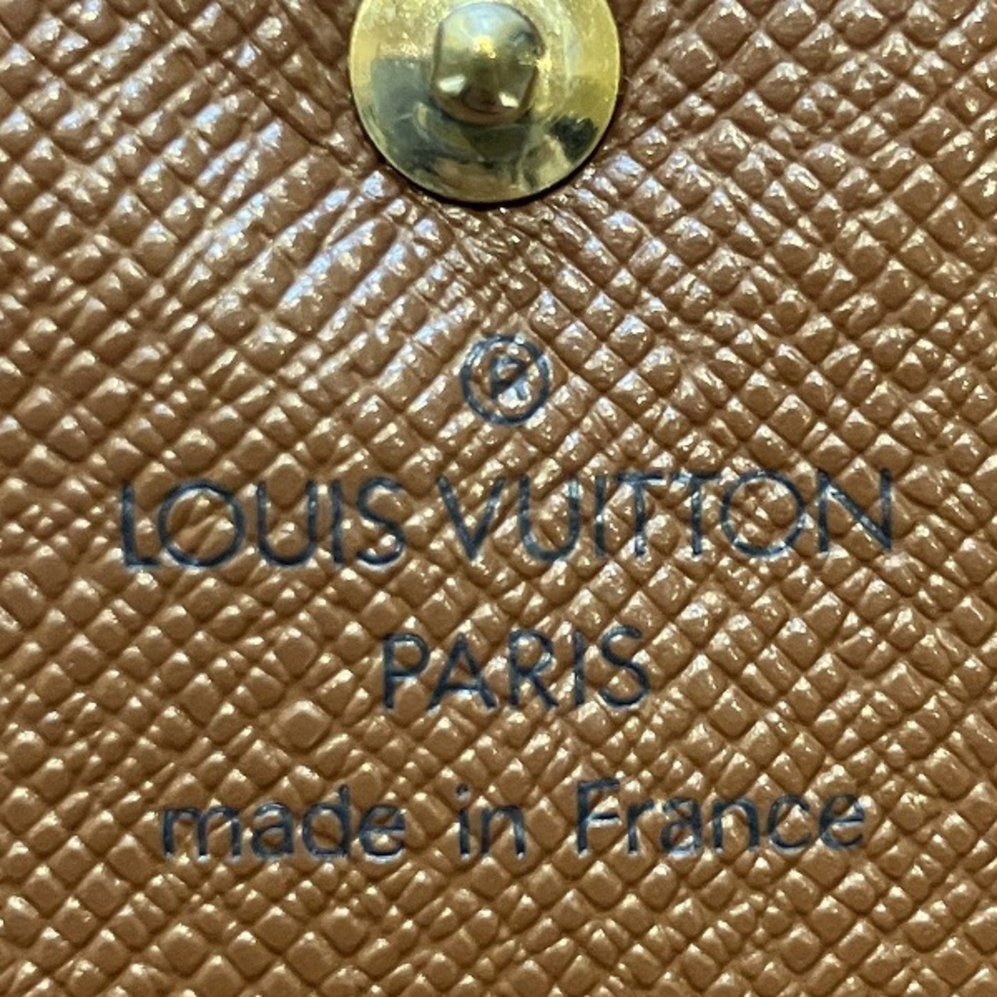 LOUIS VUITTON Monogram Portomone Bier Cult Credit M61652 Unisex Wallet