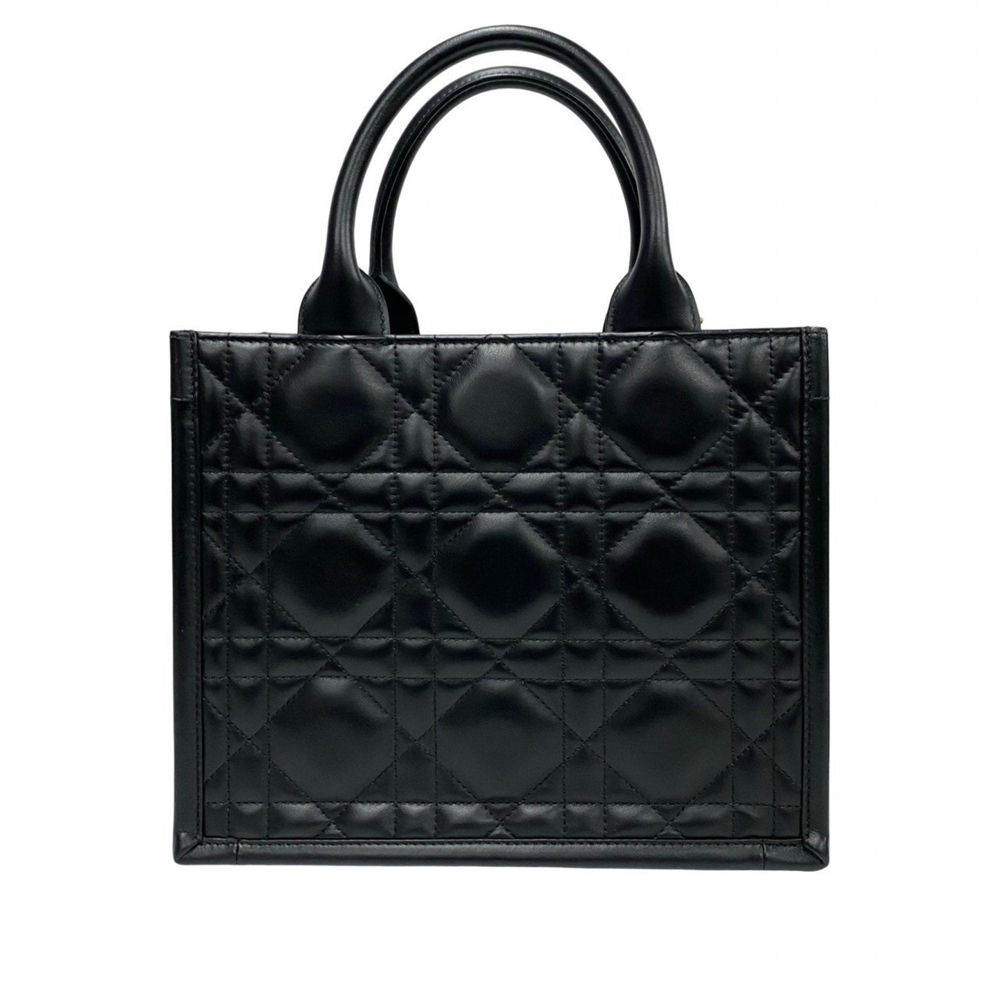 Christian Dior Black Leather Handbag Shoulder Bag