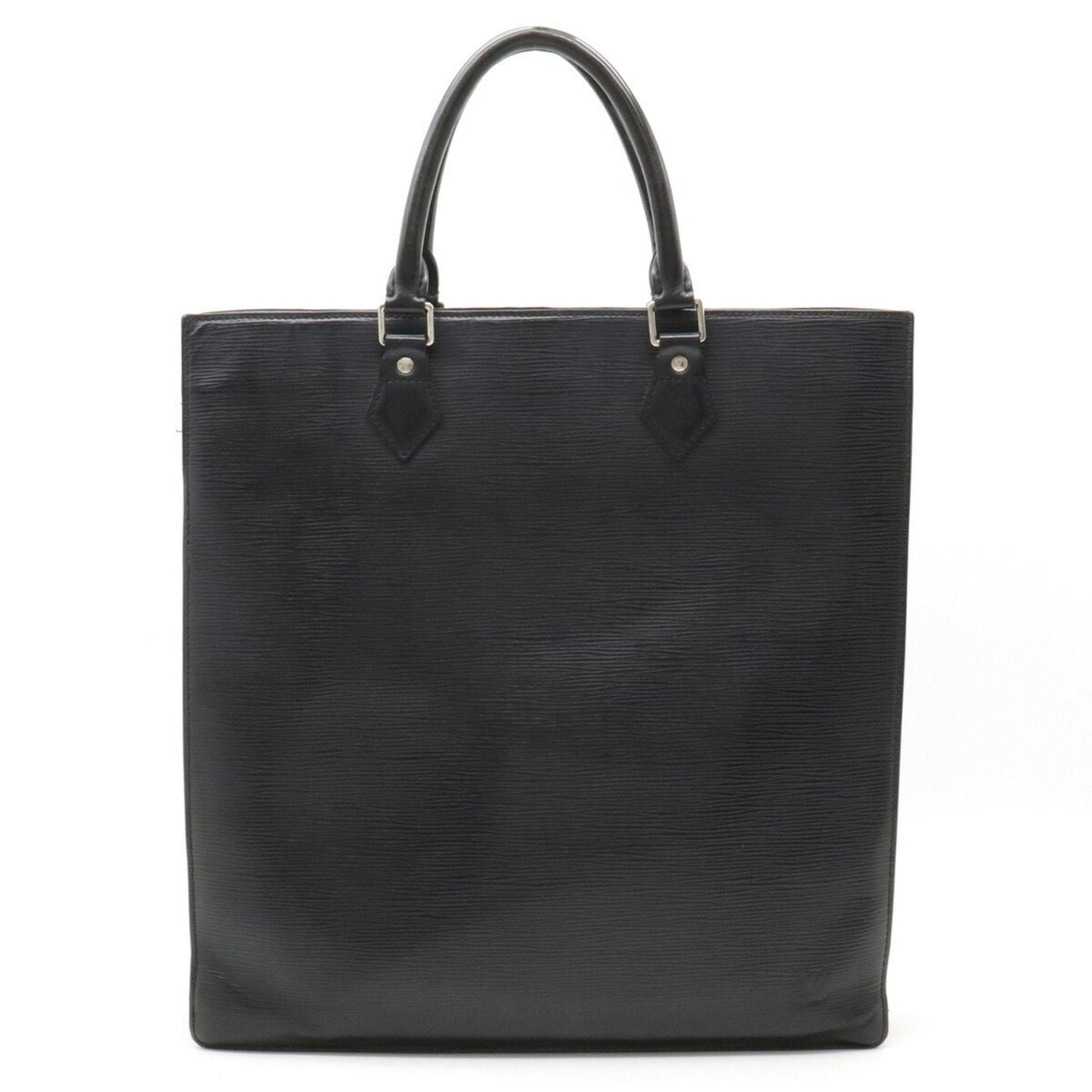LOUIS VUITTON Epi Sac Pla Tote Bag Handbag Square Noir Black