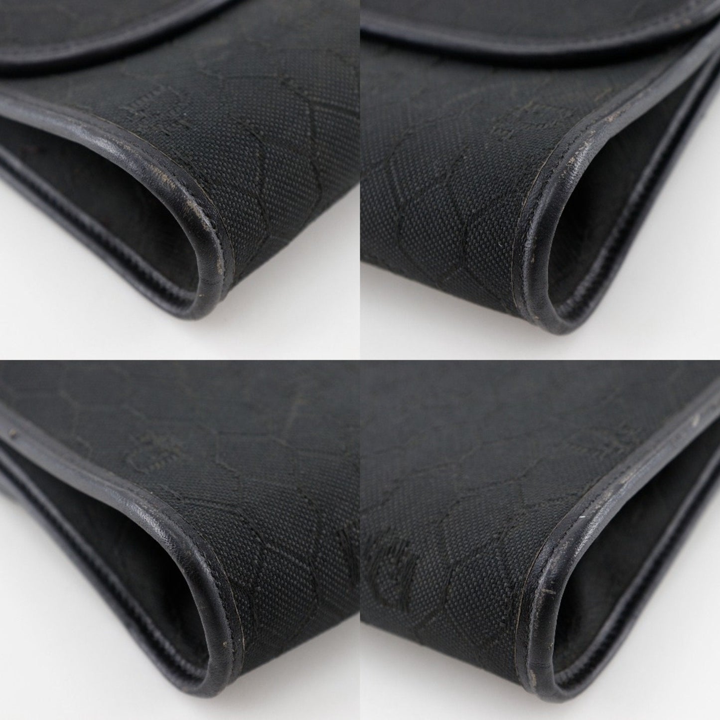 Christian Dior Black Nylon Canvas Shoulder Bag