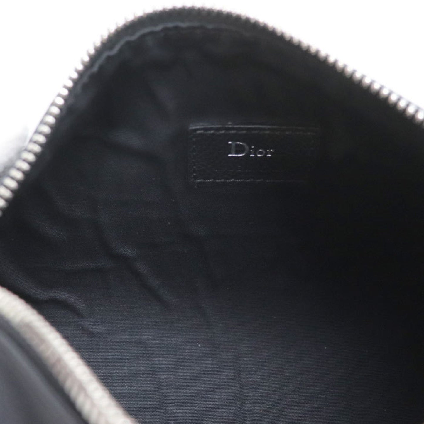 Christian Dior Black Leather Shoulder Bag