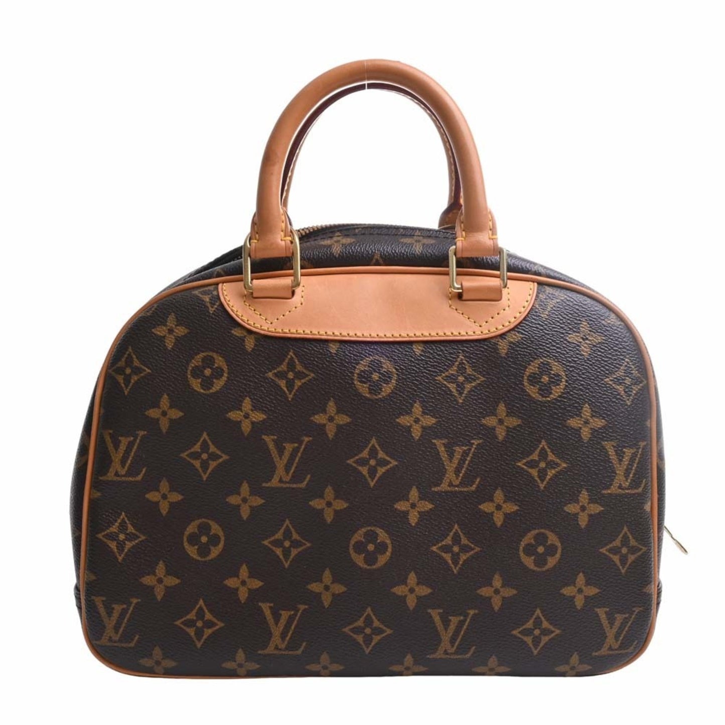 LOUIS VUITTON Monogram True Bill Handbag M42228 Brown Women's