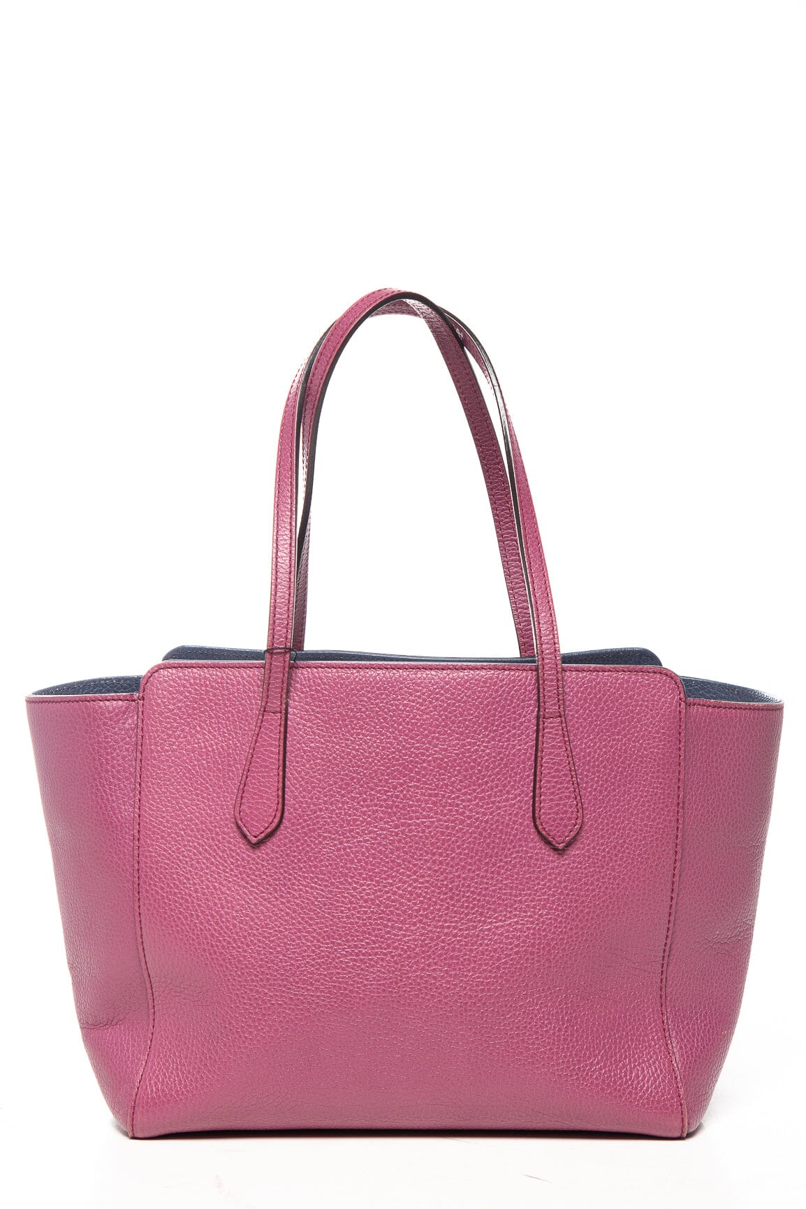 Gucci Purple Leather Swing Tote