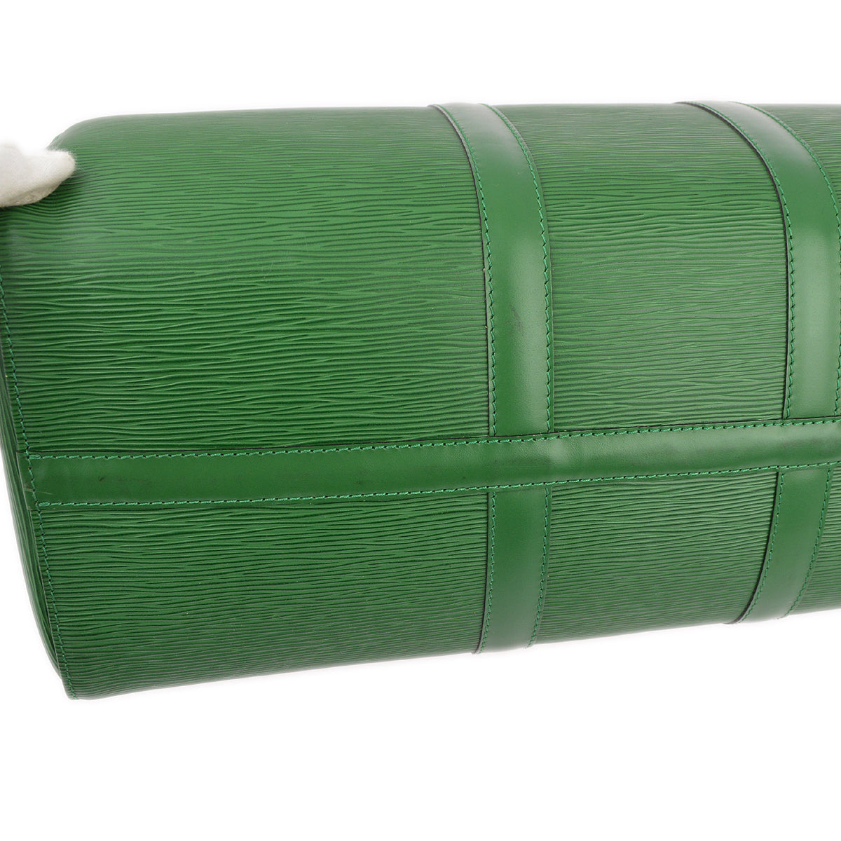 Louis Vuitton Green Epi Keepall 45 Travel Duffle Handbag M42974