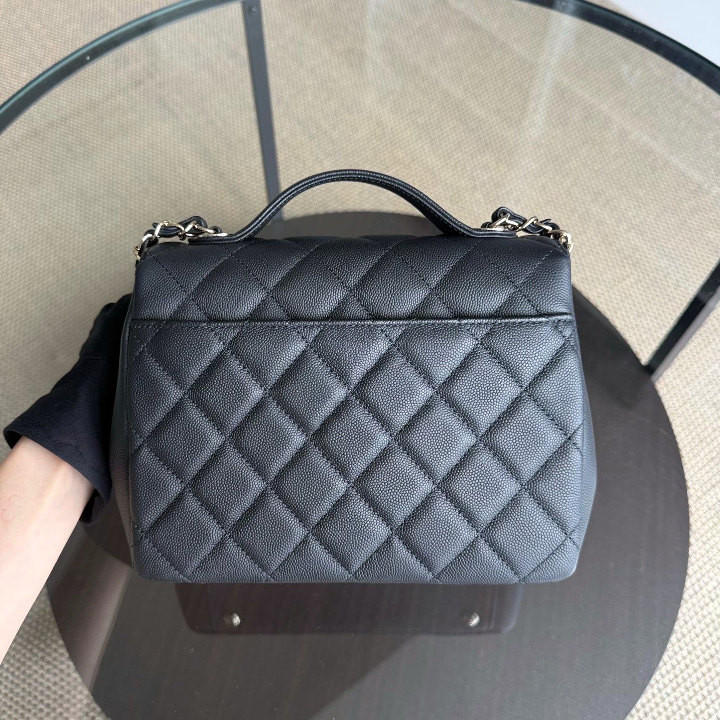 Chanel Business Affinity - Caviar Quilted Grained Calfskin Black Gold Hardware