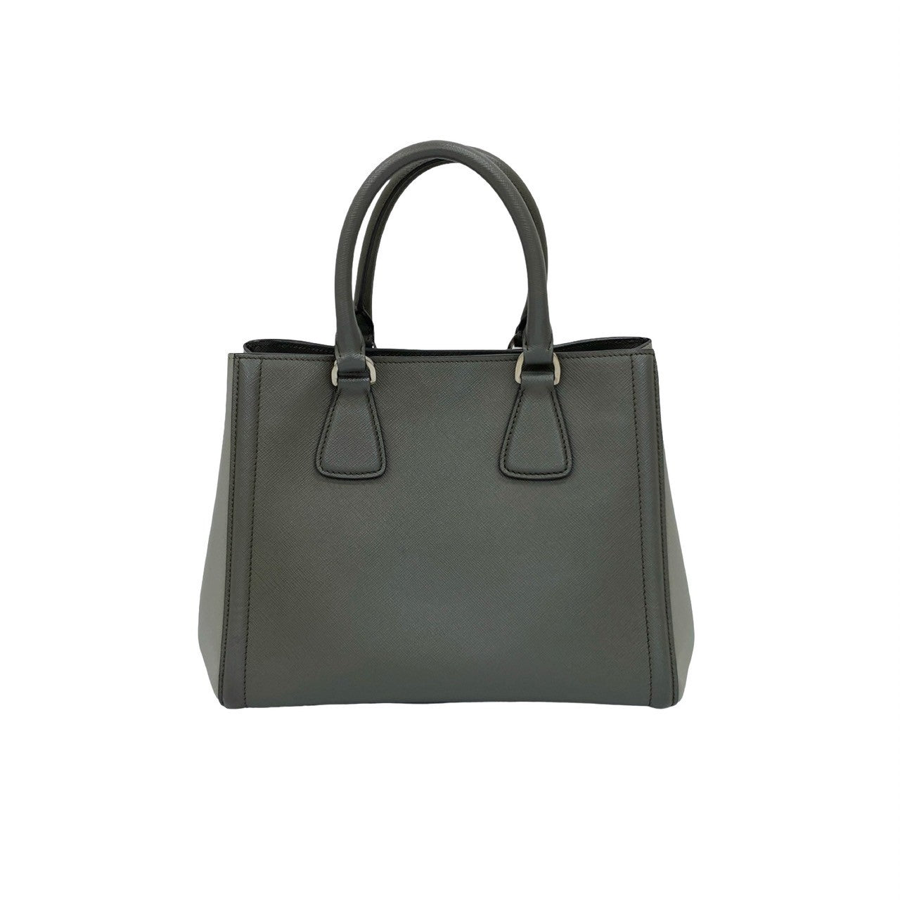 PRADA Shoulder Bag leather gray - Style 2