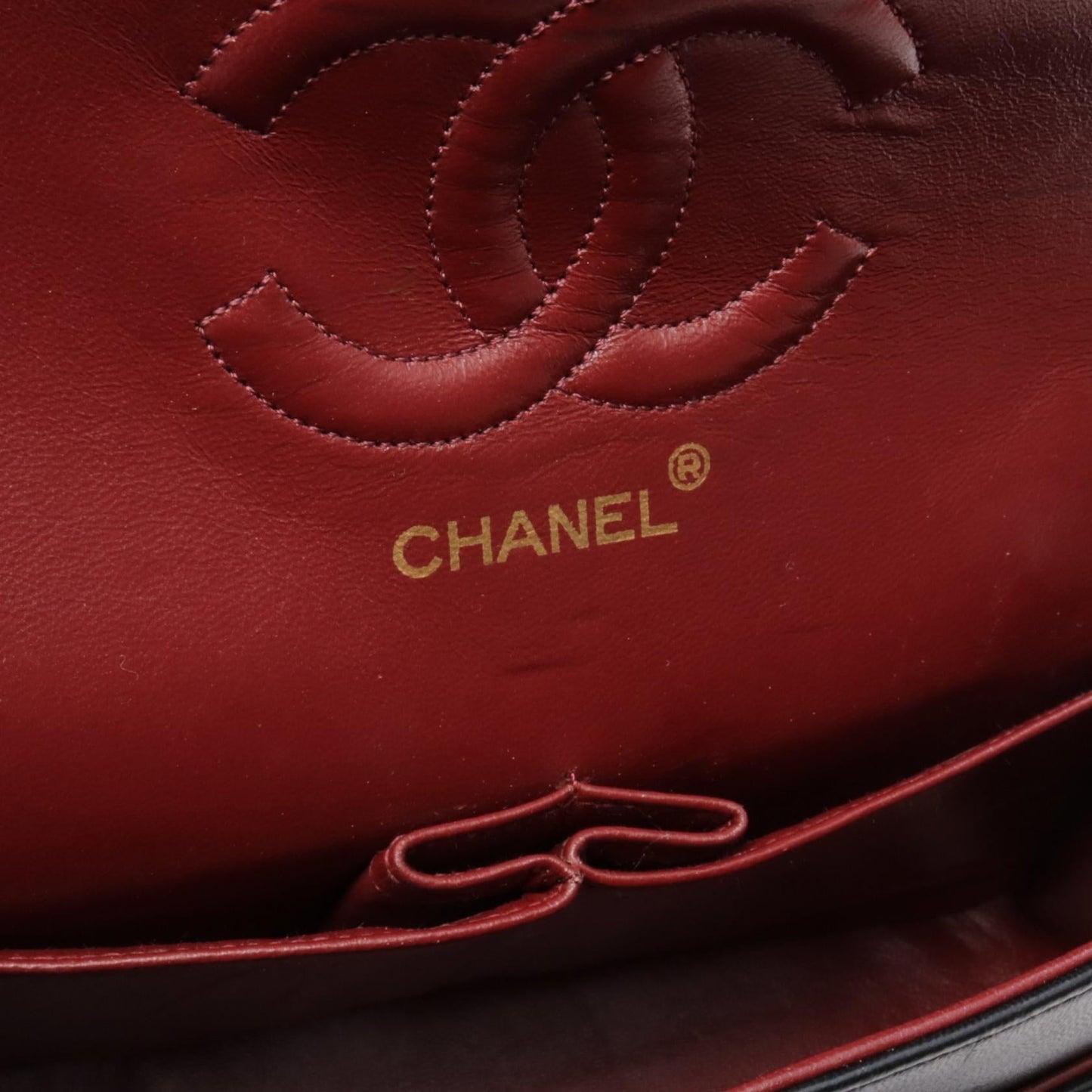 Chanel Matelasse W Flap Lambskin Shoulder Bag Classic Flap