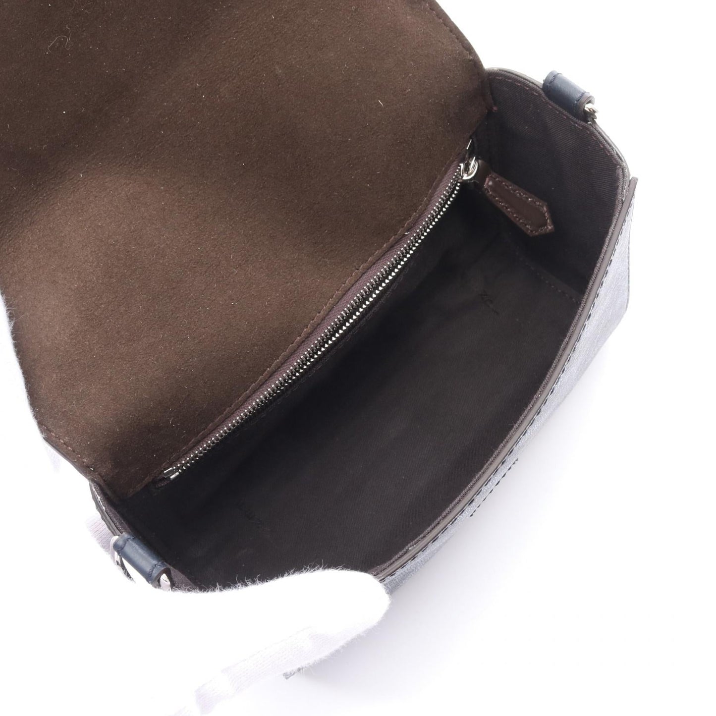 Fendi FF Squared Leather Shoulder Bag