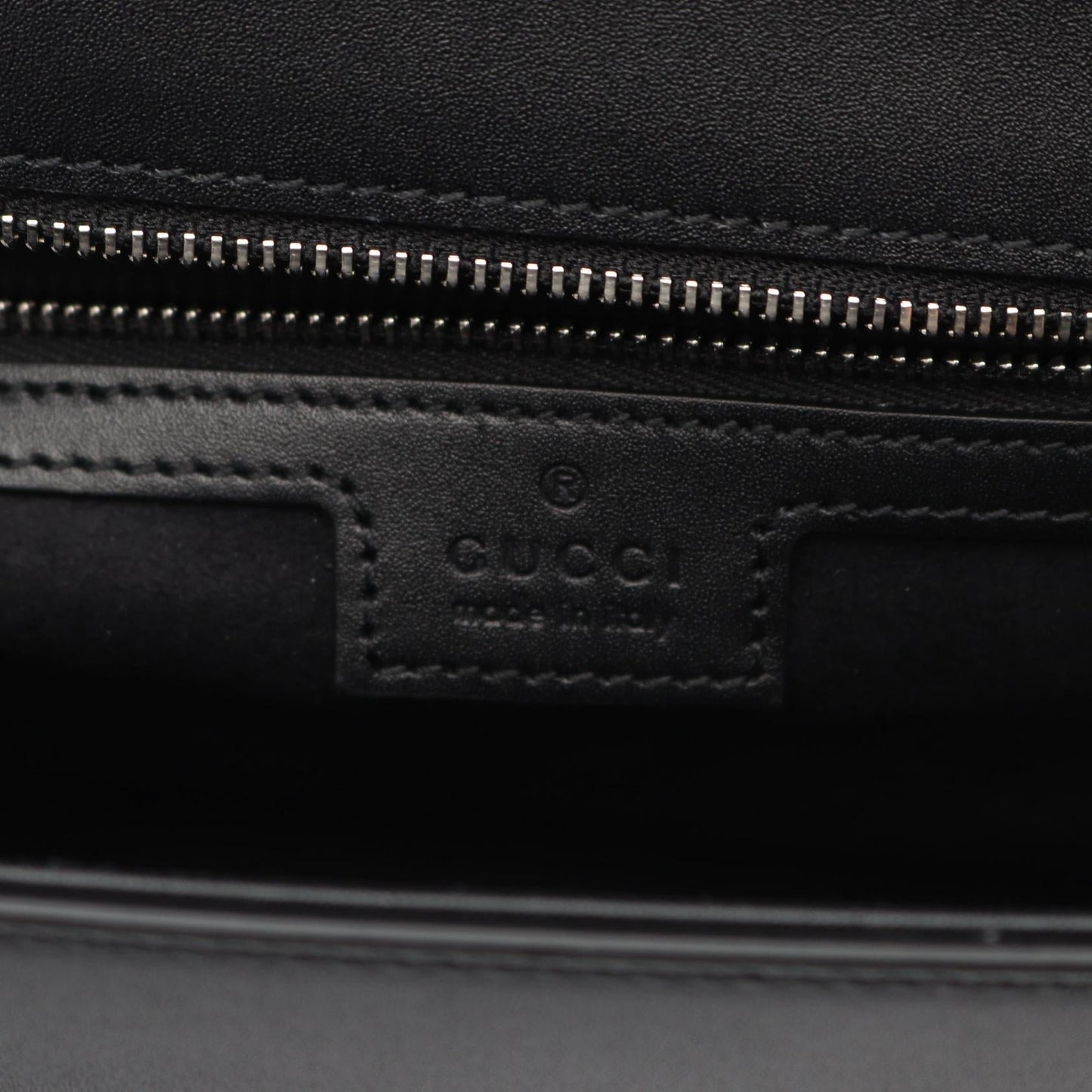 Gucci Double G Leather Shoulder Bag