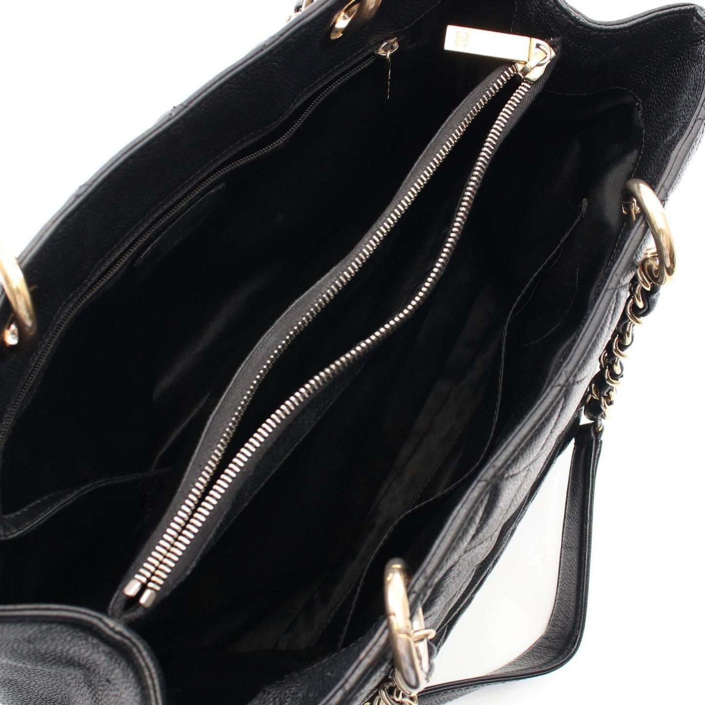 Chanel Matelasse Grand Shopping Tote Bag Caviar Skin Tote Bag