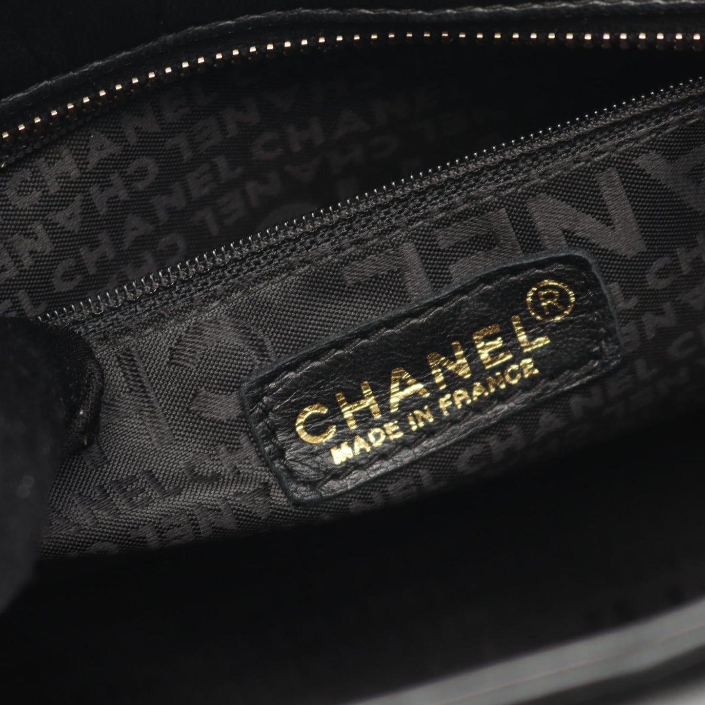 Chanel Choco Bar Lambskin Tote Bag