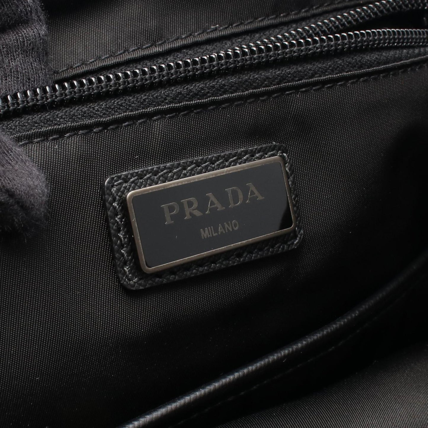 Prada 2VZ135 Nylon Saffiano Leather Backpack