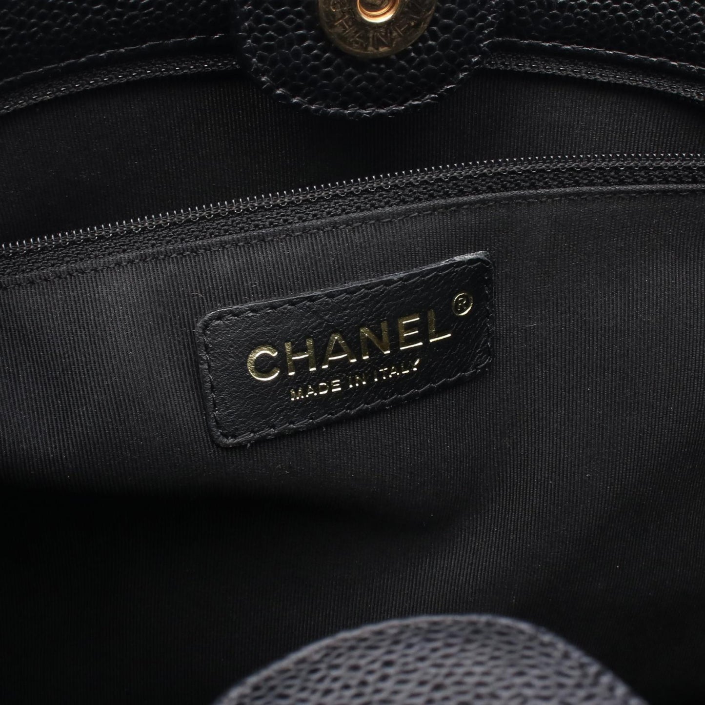 Chanel Matelasse Grained Calfskin Tote Bag