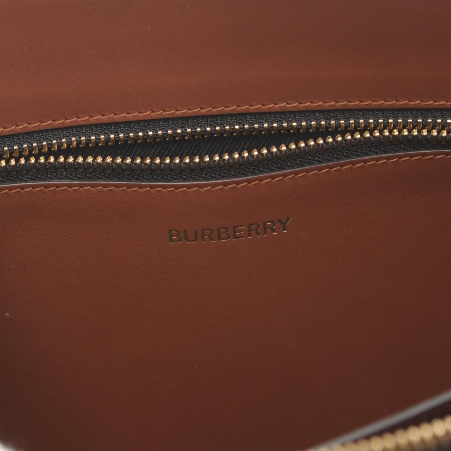 Burberry TB Monogram Coated Canvas Clutch Bag