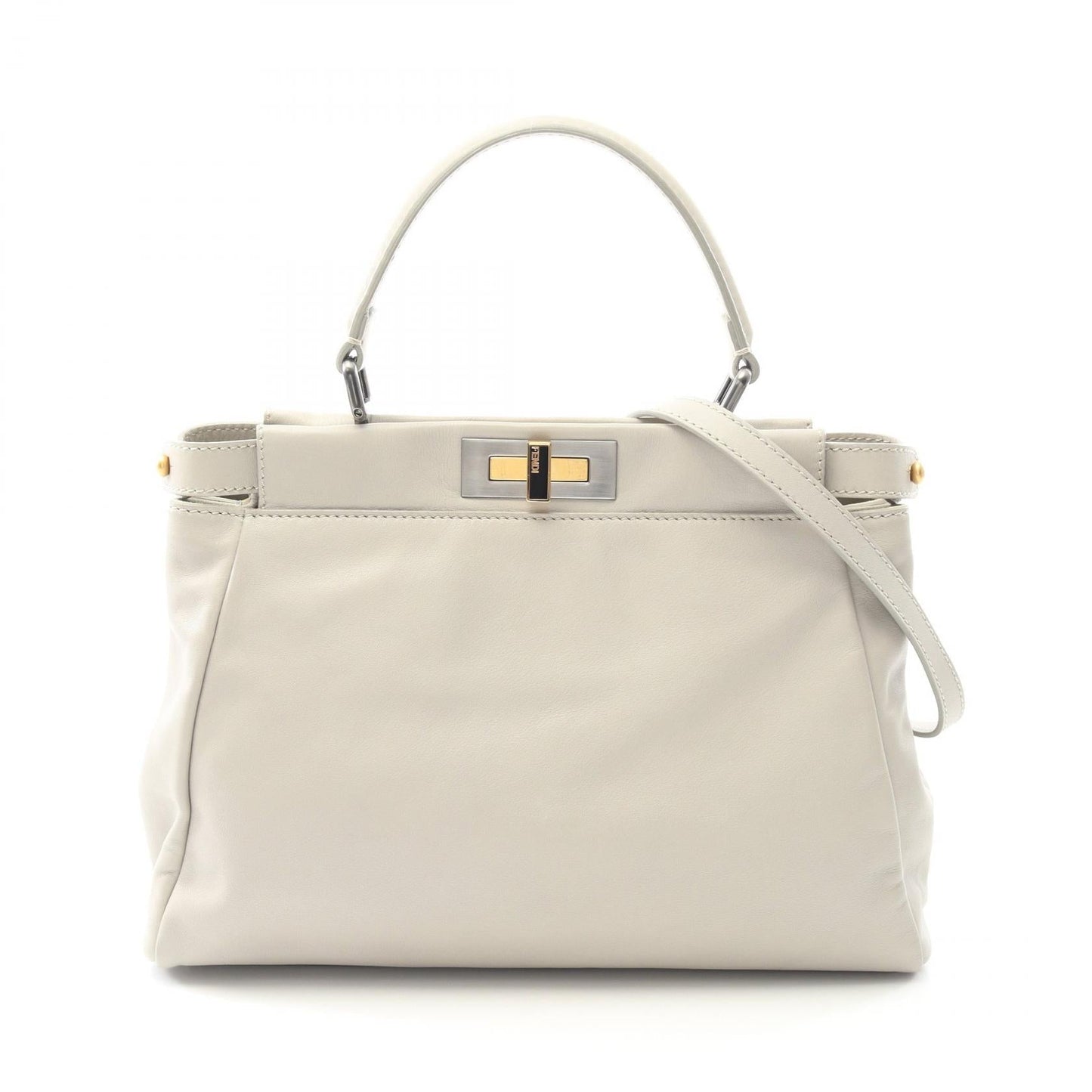 Fendi Peekaboo Leather Handbag