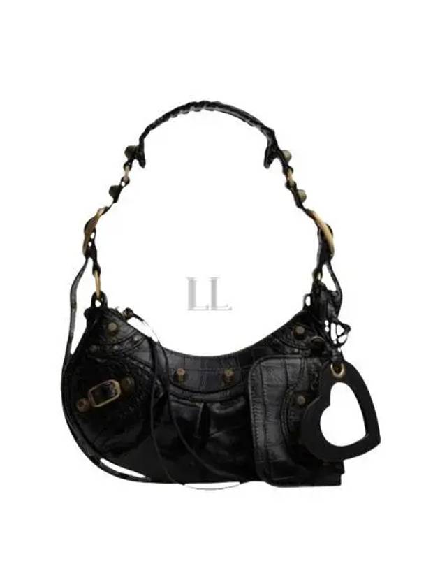 Luxury Balenciaga Trending 2026 Le Cagole XS Shoulder Bag Black