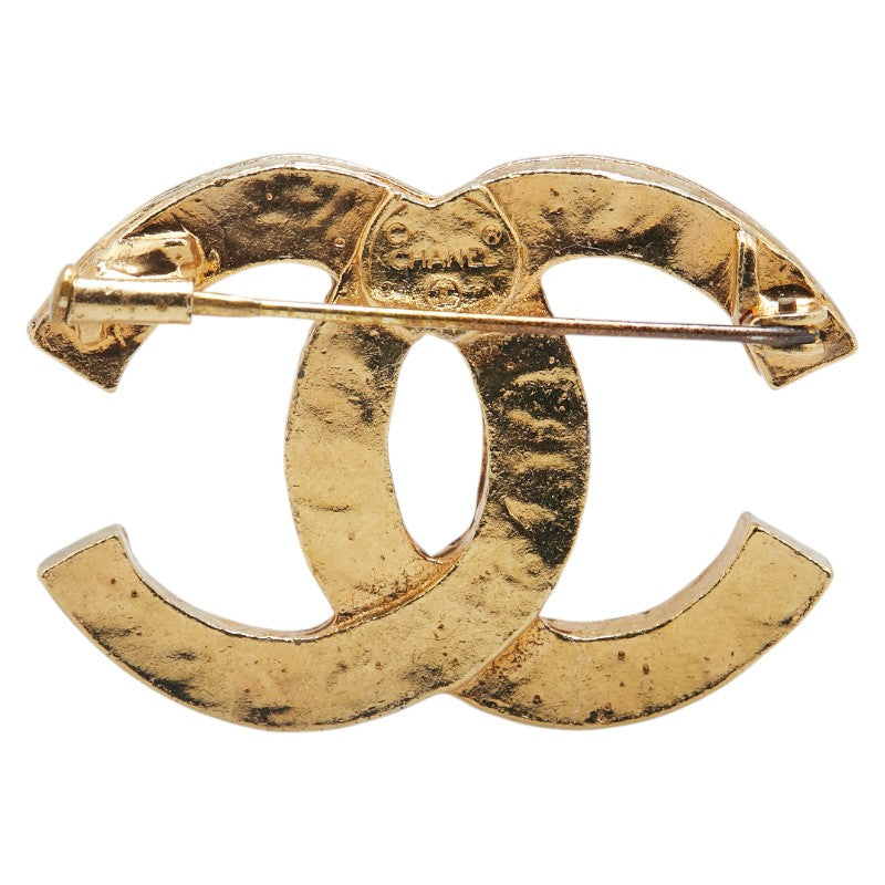 Chanel Coco Mark Rhinestone Brooch Classic Flap Tote